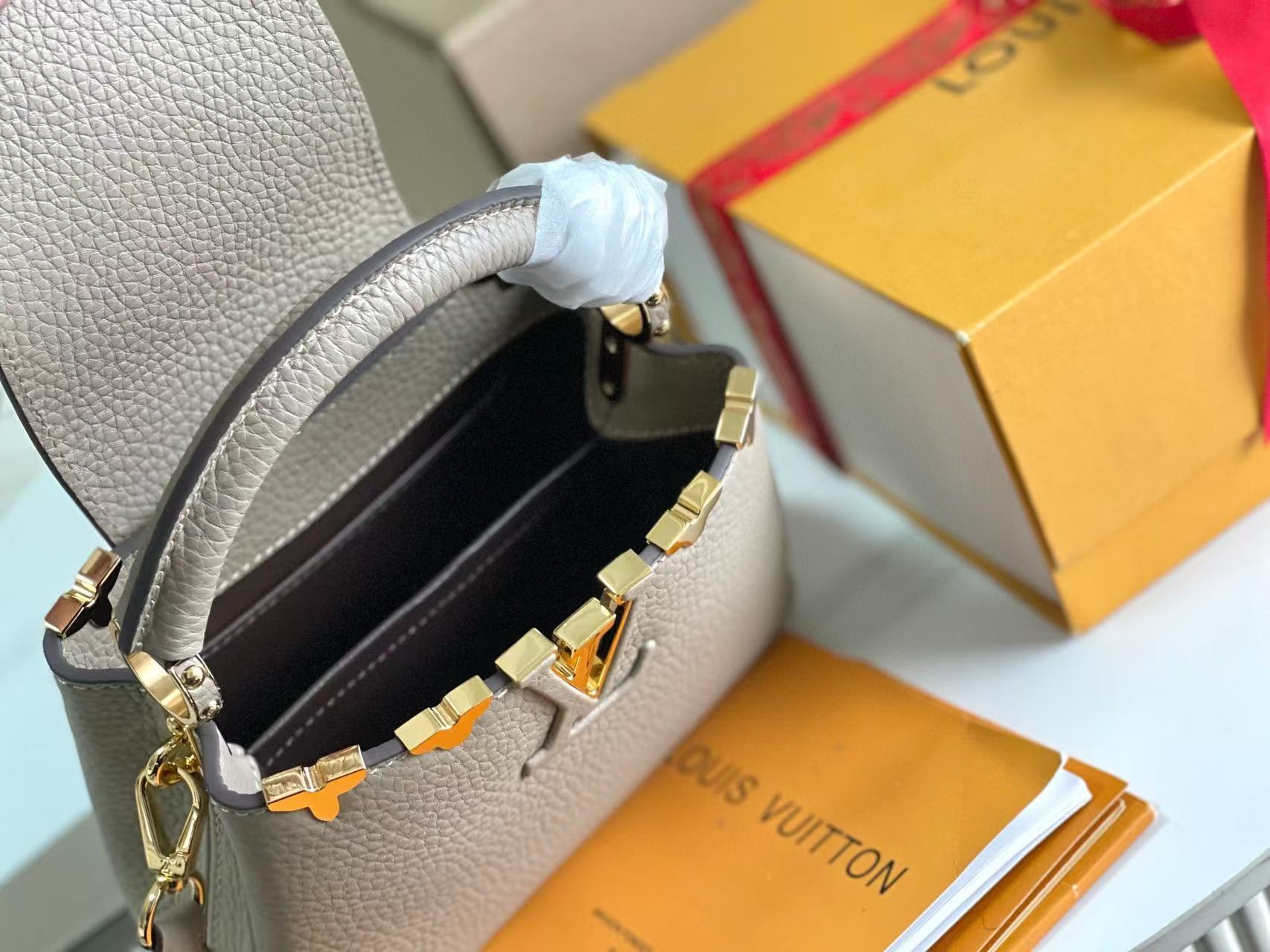 Louis Vuitton CAPUCINES MINI Taurillon Leather M11341 Top