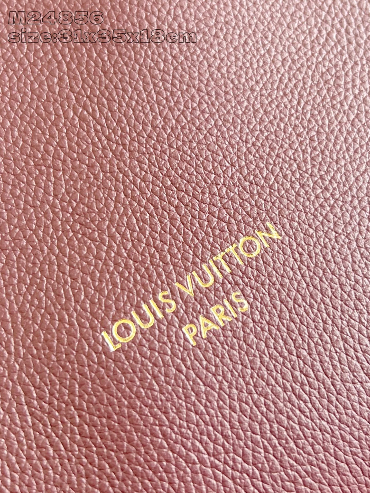 Louis Vuitton Low Key Hobo MM Monogram Rouge Calf leather M24856 High