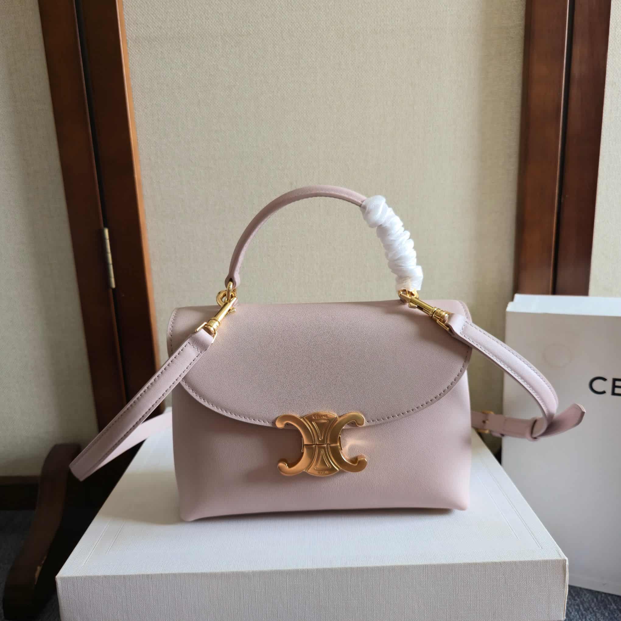 Celine Mini Nino bag in Light Pink Supple Calfskin High