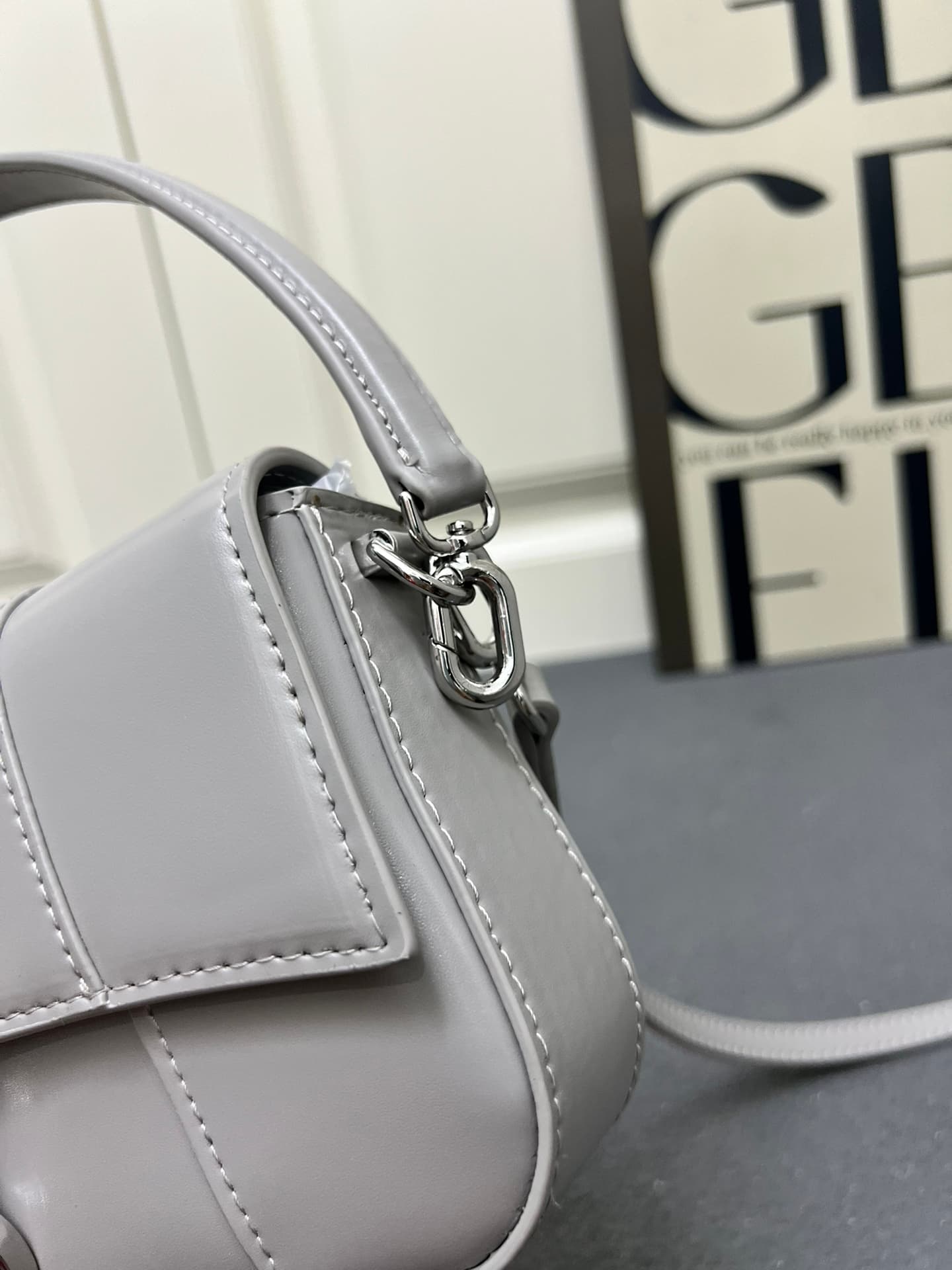 Balenciaga Hourglass sling bag Grey High