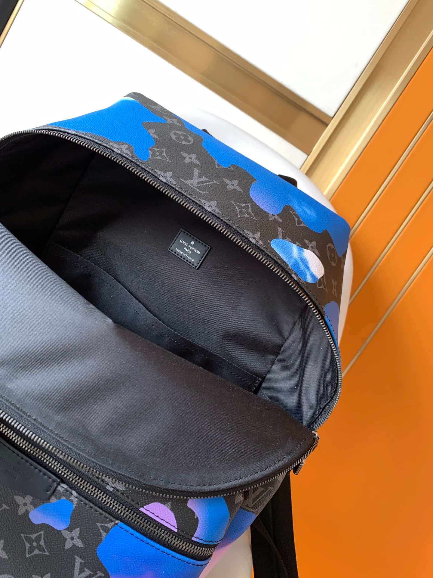 Louis Vuitton Sunset Monogram Eclipse Discovery Backpack M21429 High