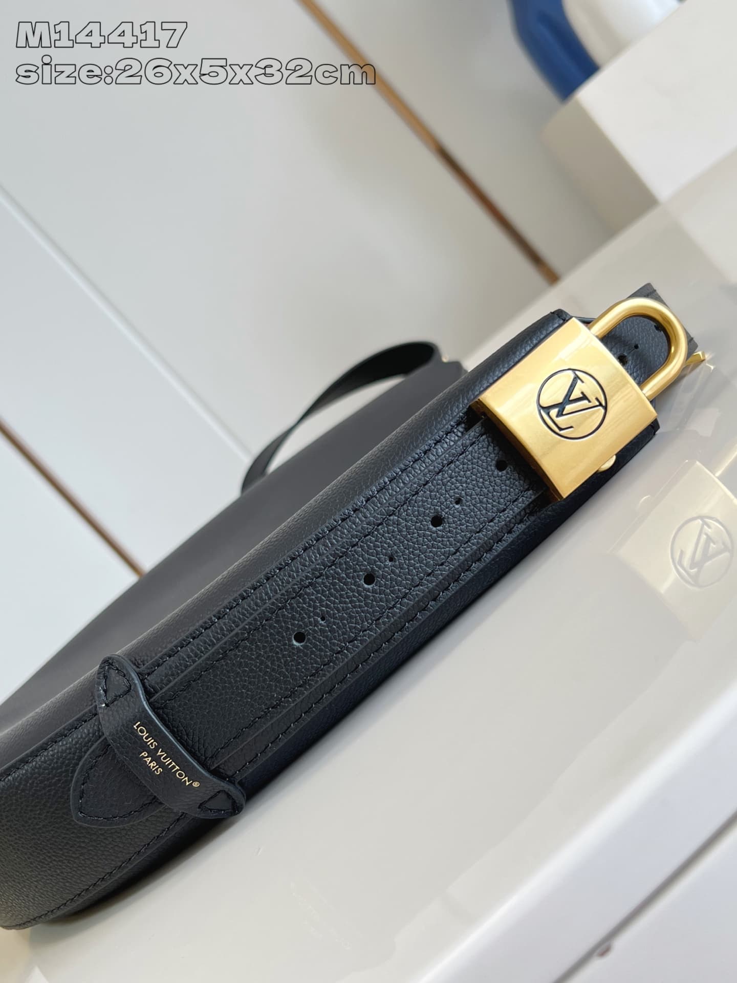 Louis Vuitton Low Key Cookie MM  Calf leather M14417 Black High