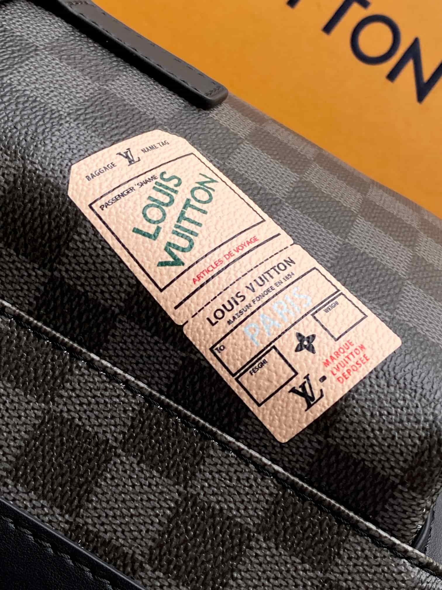 Louis Vuitton Christopher MM backpack in Damier Graphite Canvas M01969  High