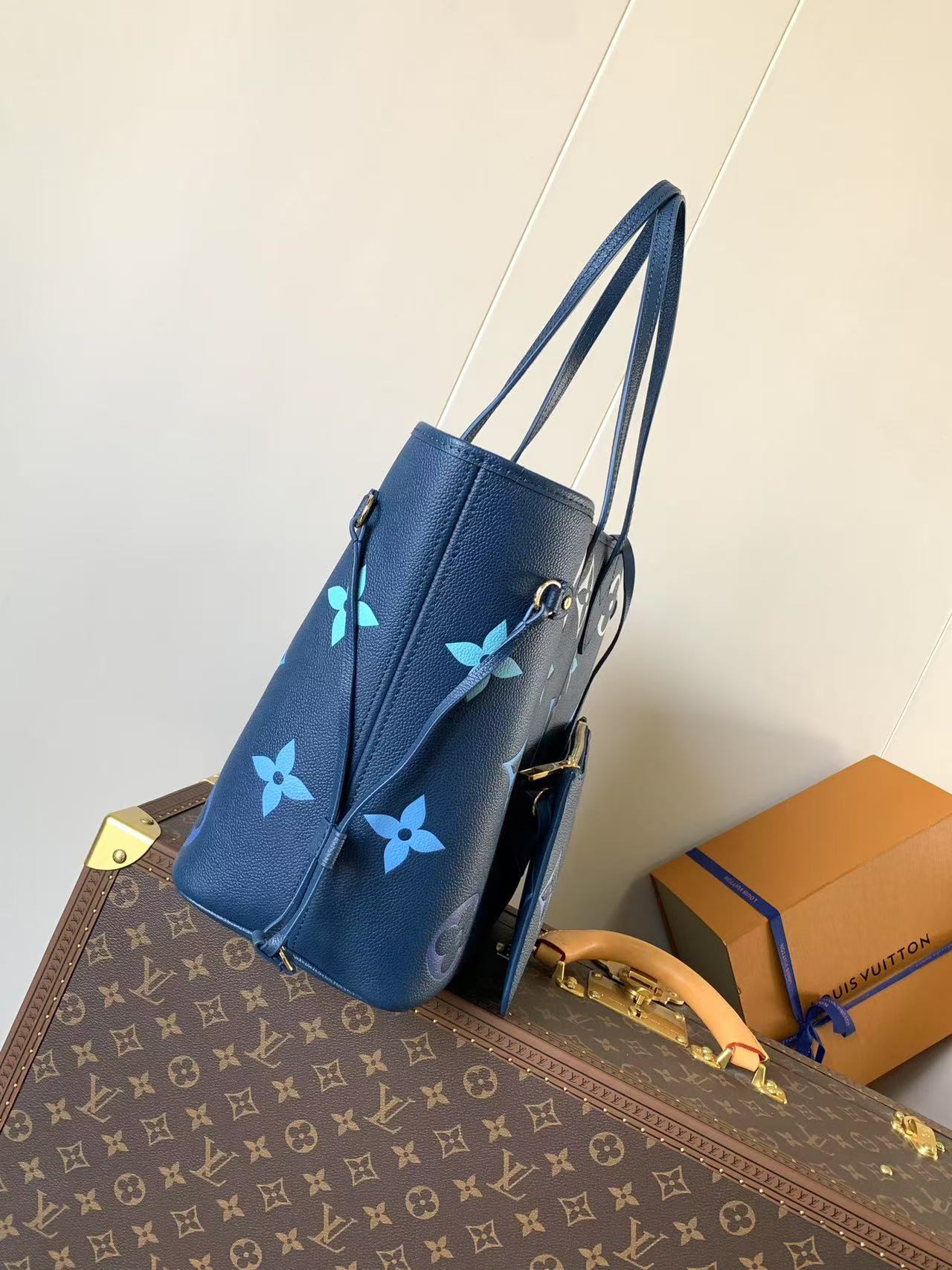 Louis Vuitton NEVERFULL MM Monogram Empreinte M46514 High