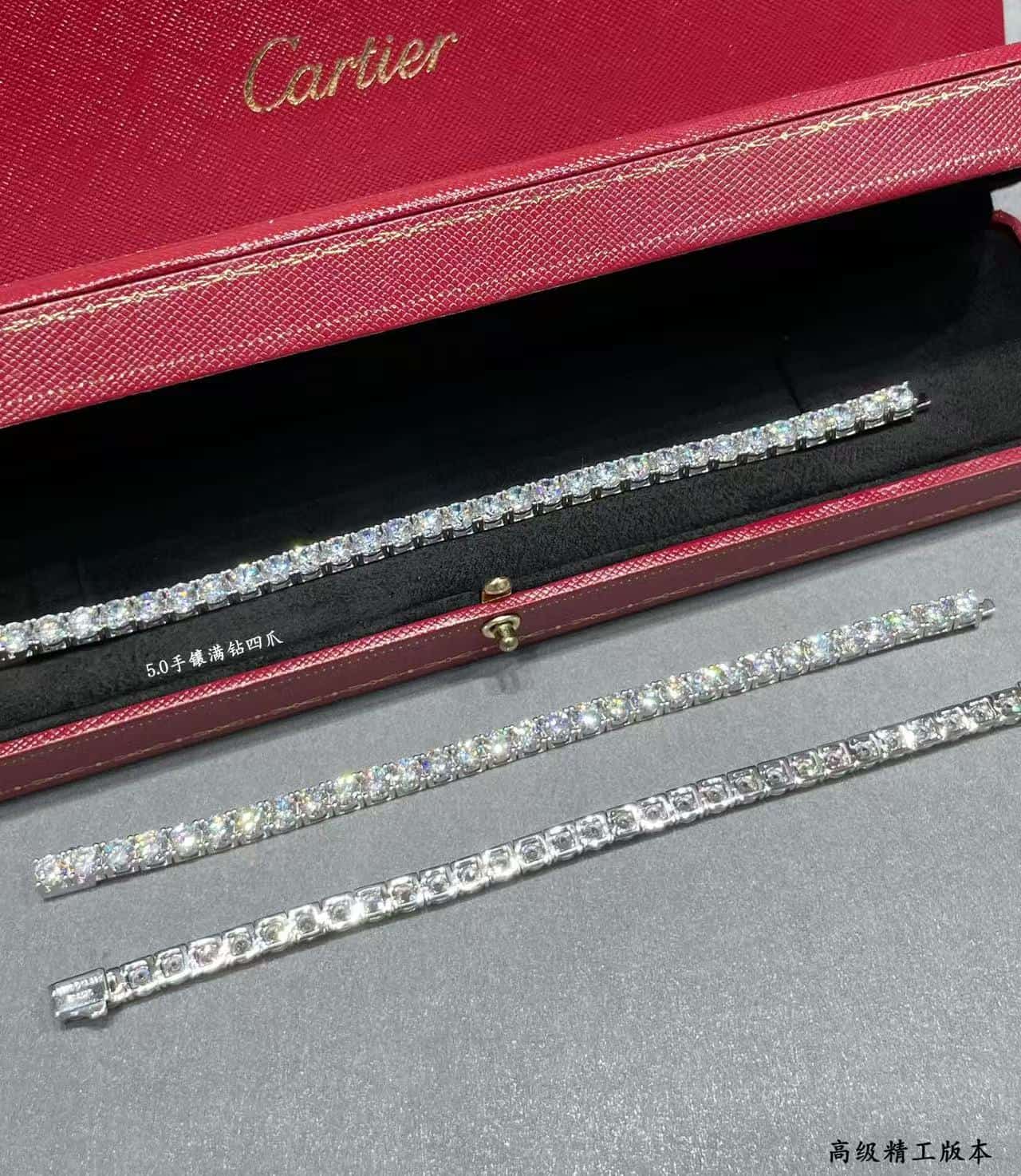 Cartier Bracelet Hand-set high carbon diamonds 5.0