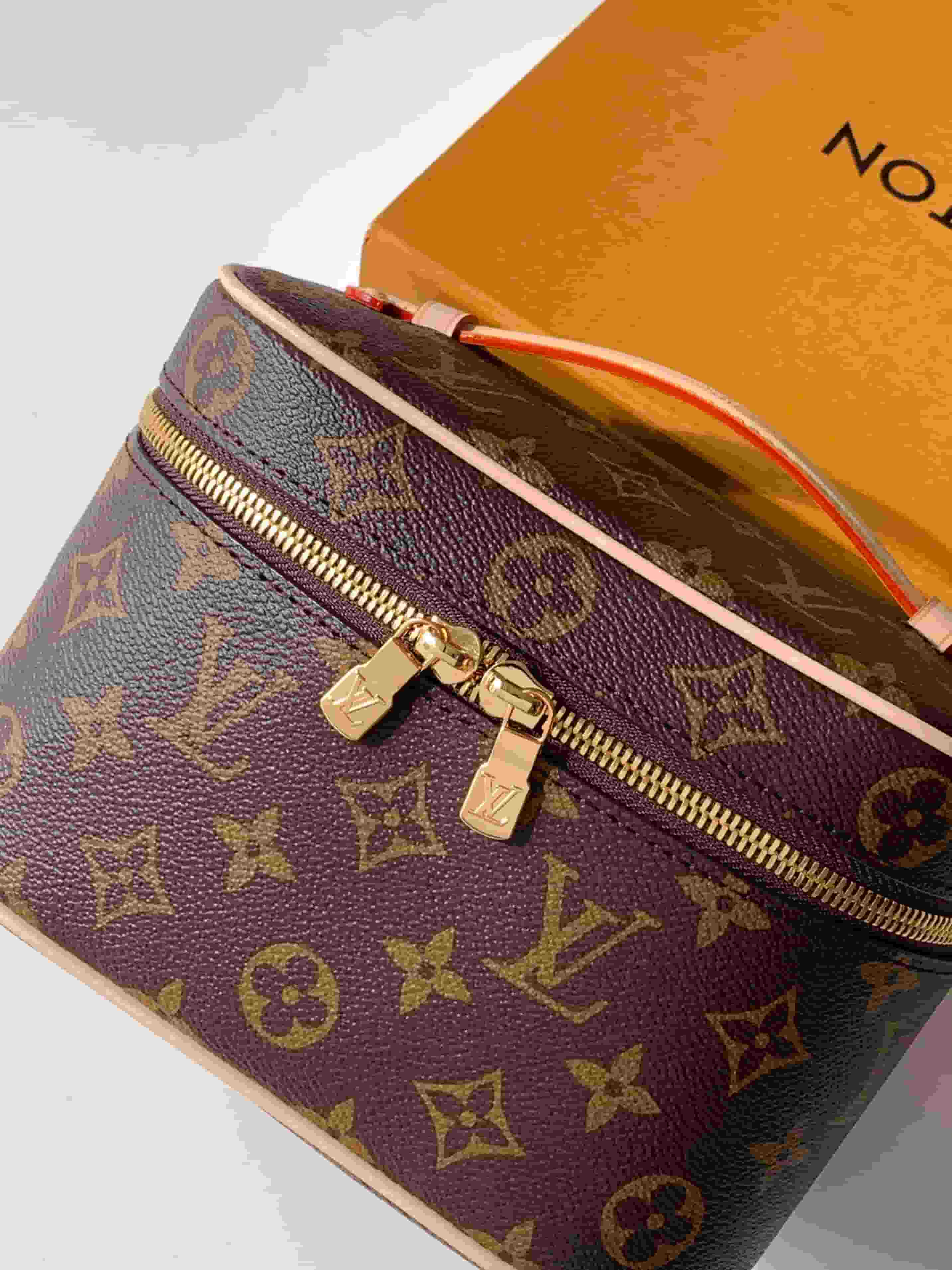 Louis Vuitton Nice Mini vanity Monogram coated canvas M44495 High