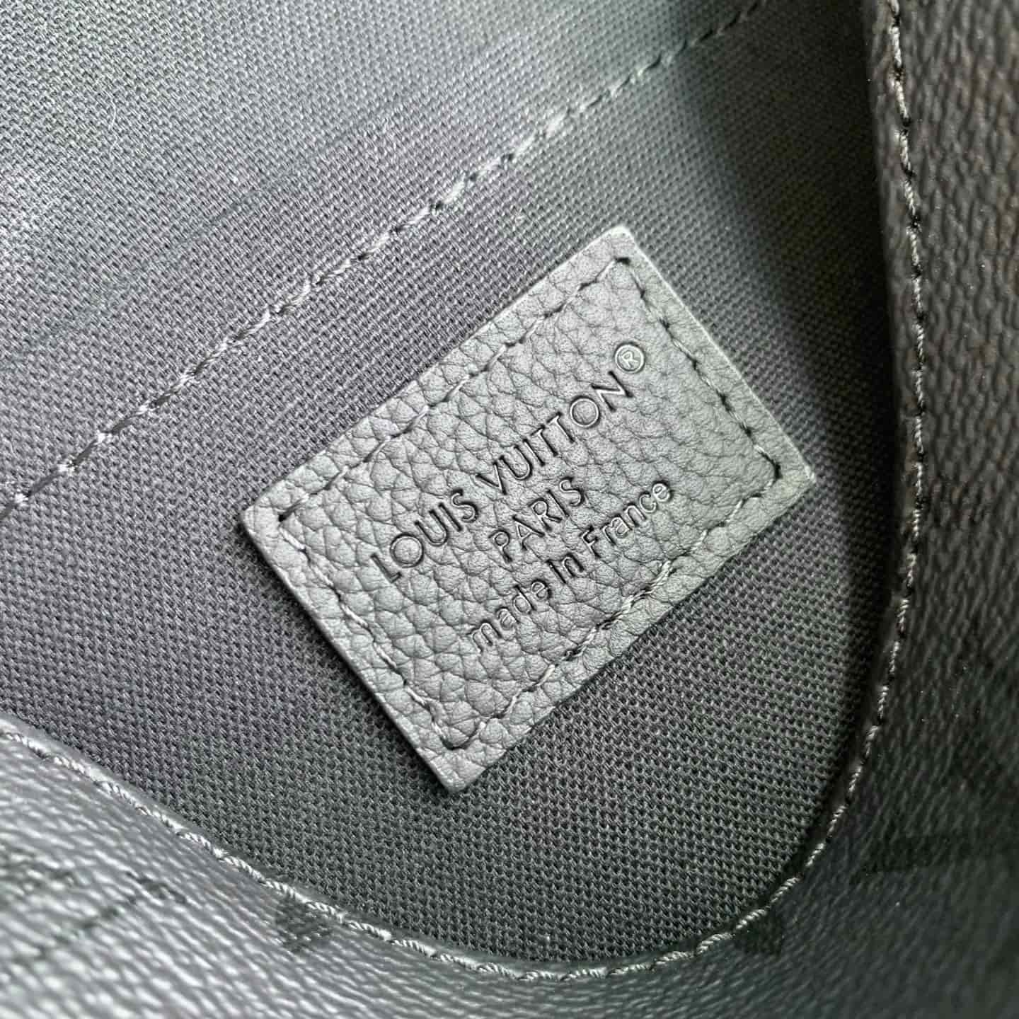 Louis Vuitton Satchel Wearable Wallet Black Monogram Midnight coated canvas M2A259 High