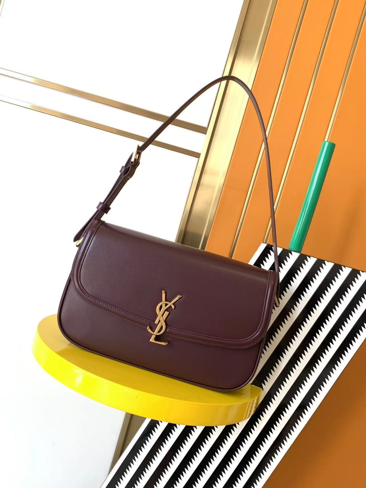 SAINT LAURENT SOLFERINO LARGE IN BOX High