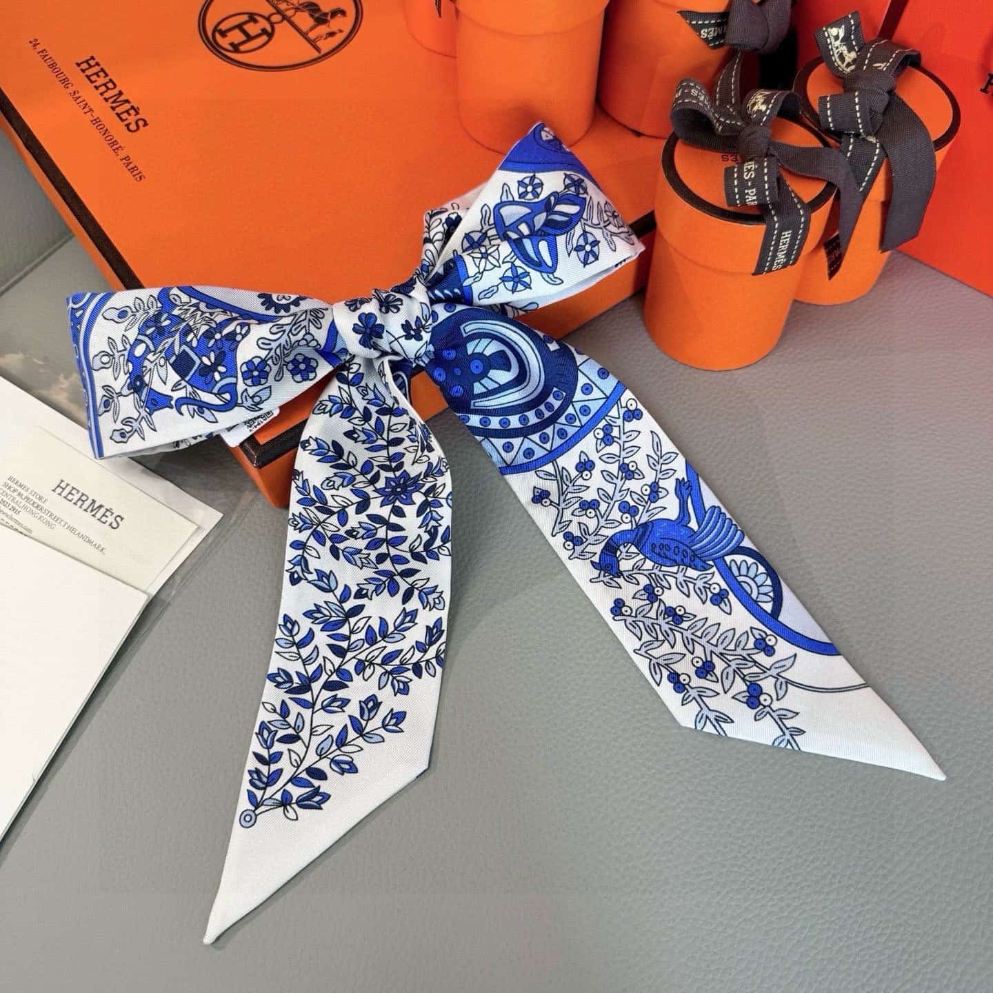 Hermes Silk Twilly scarf