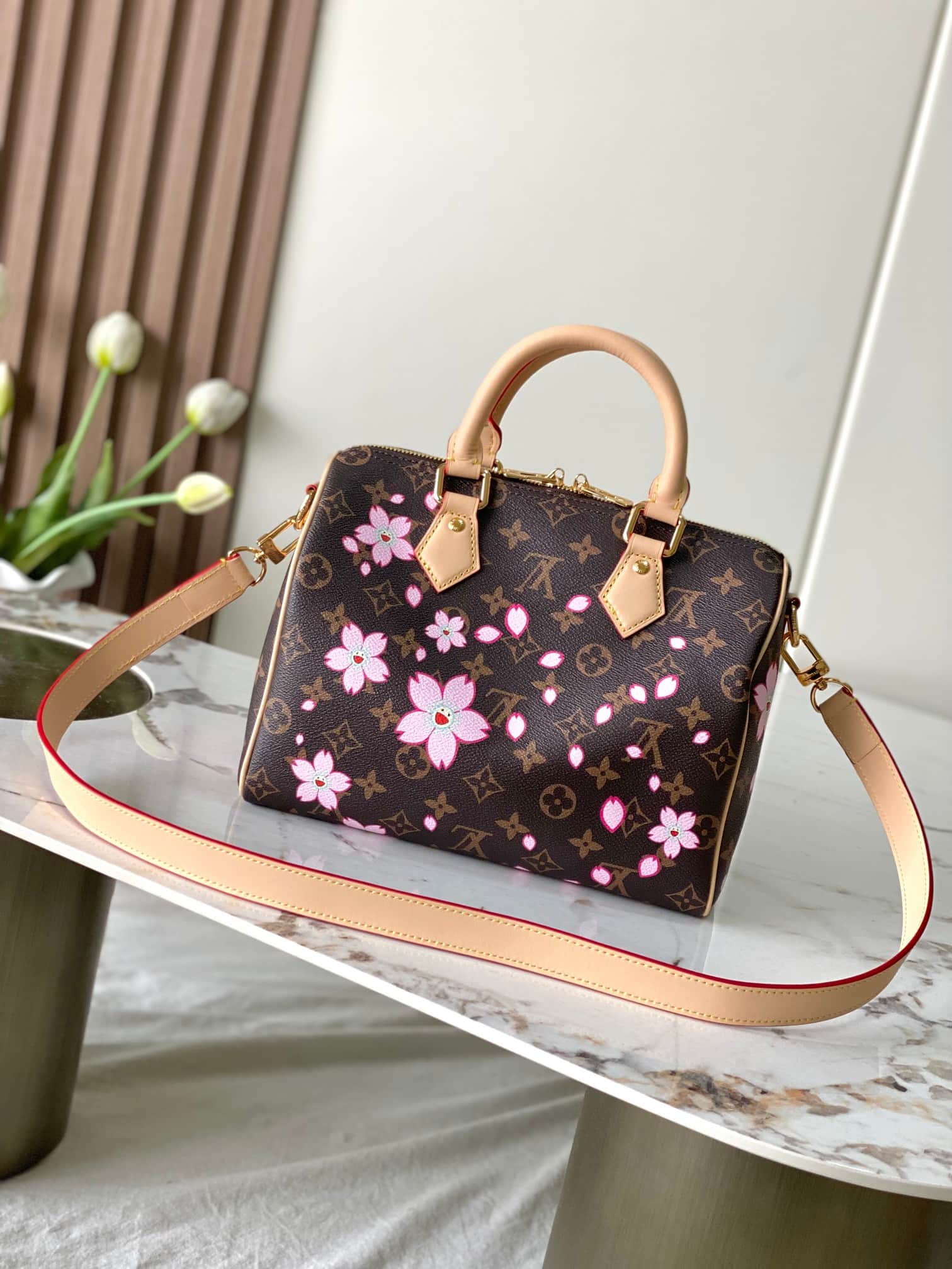 Louis Vuitton x Murakami Speedy Bandoulière 25 Monogram coated canvas M14174 High