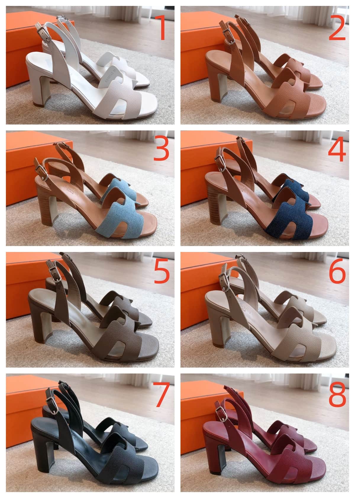 Hermes Eternite 80 sandal Shoes Women