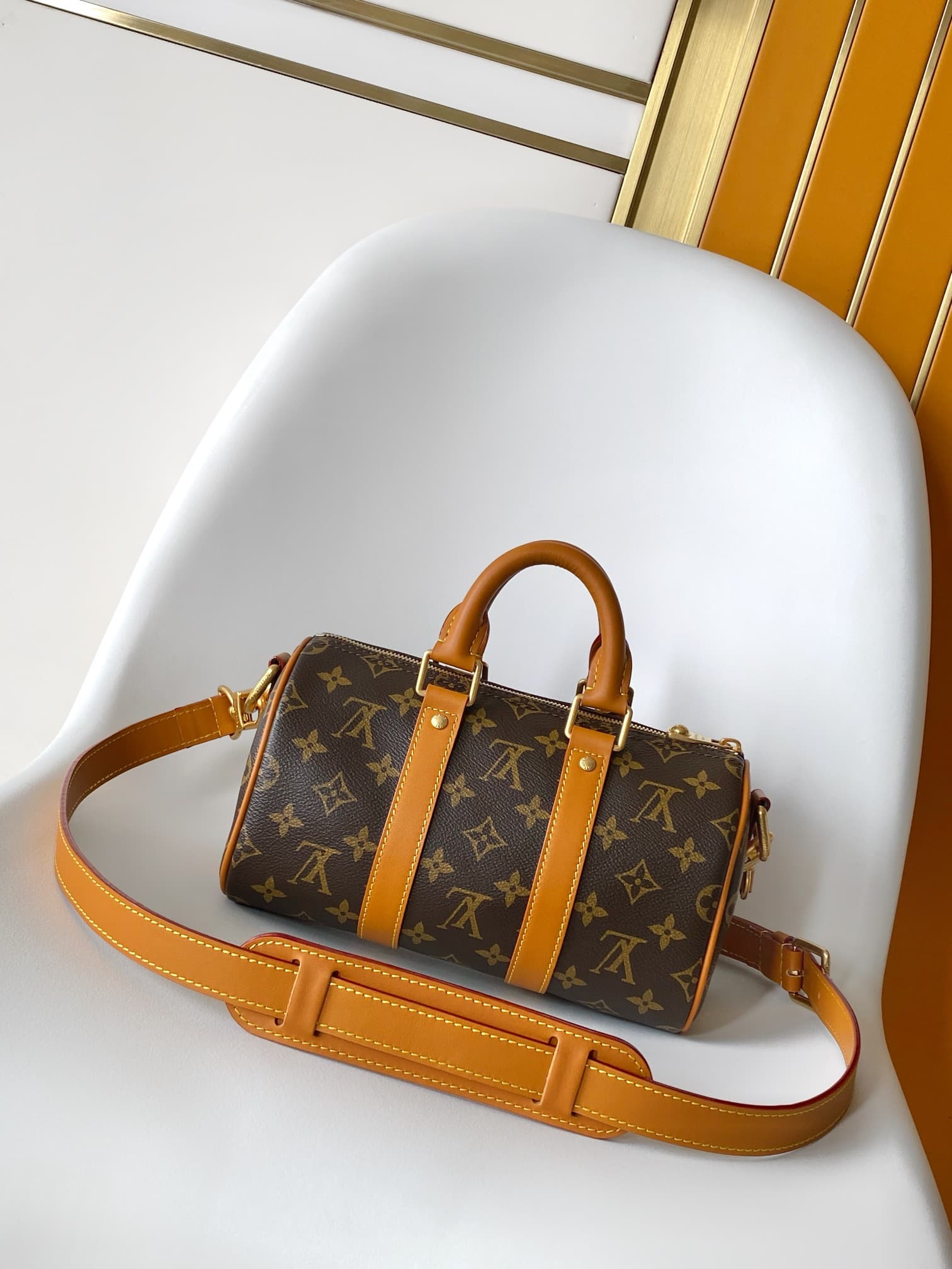 Louis Vuitton Keepall Bandoulière 25 Monogram Archive coated canvas M28957 High