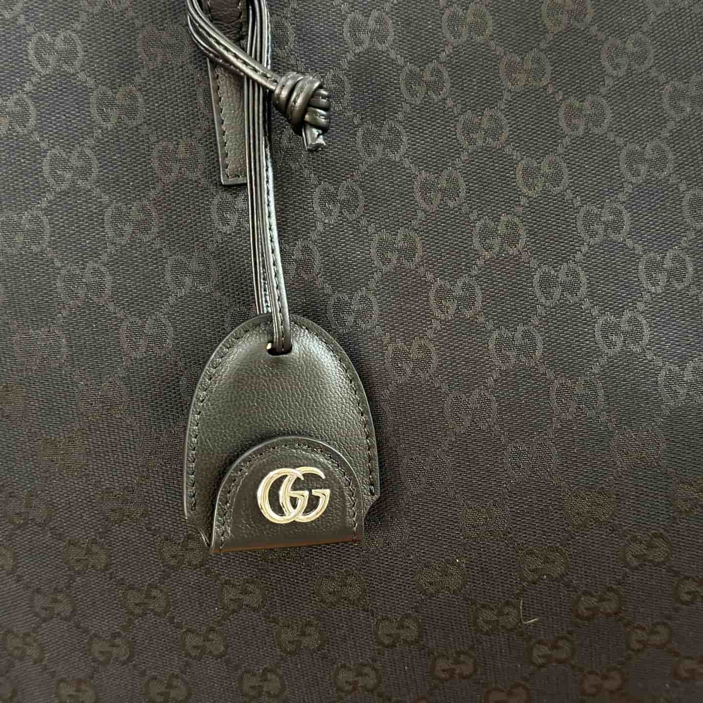 Gucci Londra large tote bag Black GG canvas 875056 High