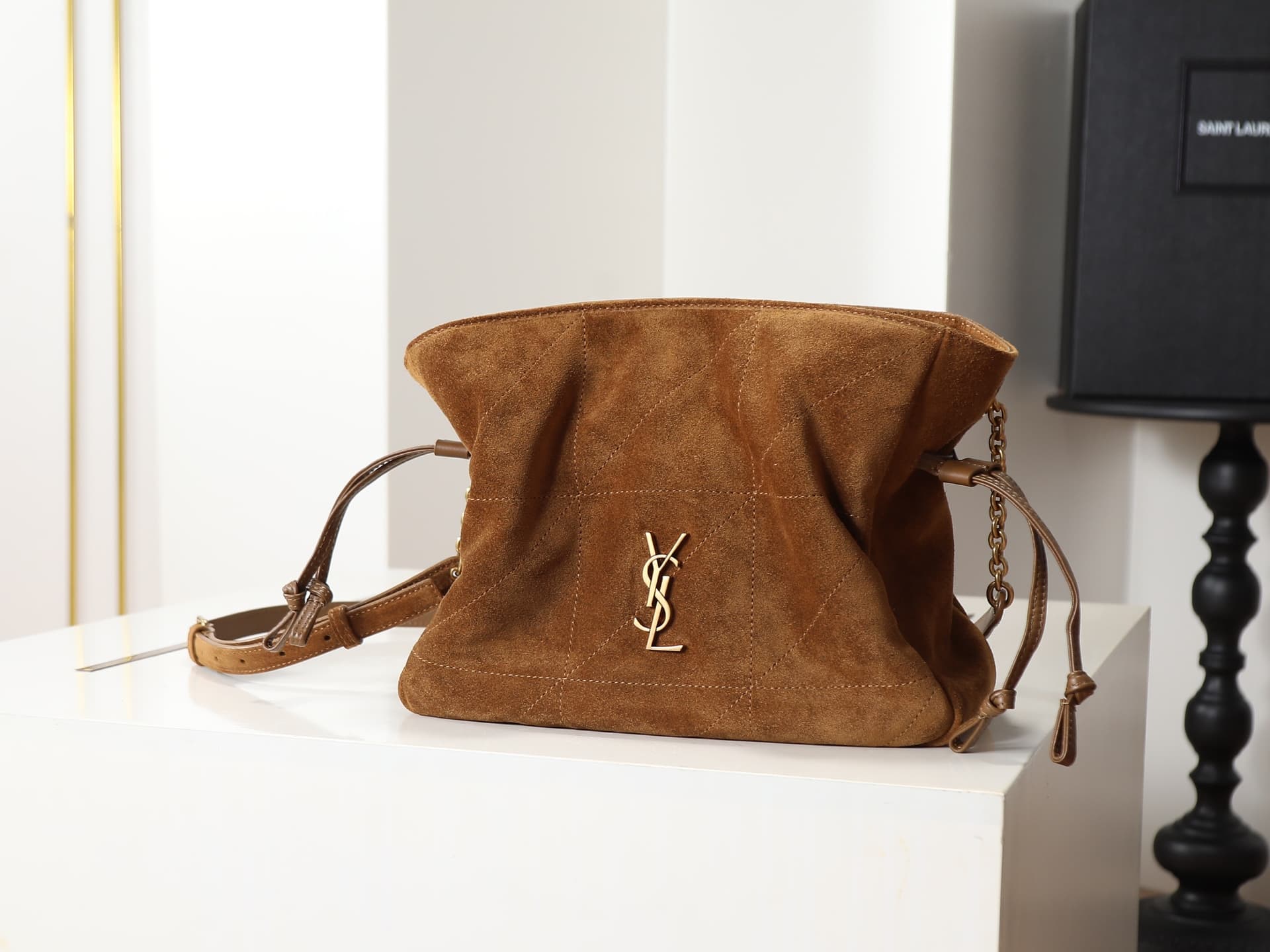 Saint Laurent Jamie Shopping Bag in Suede 862712 TOP