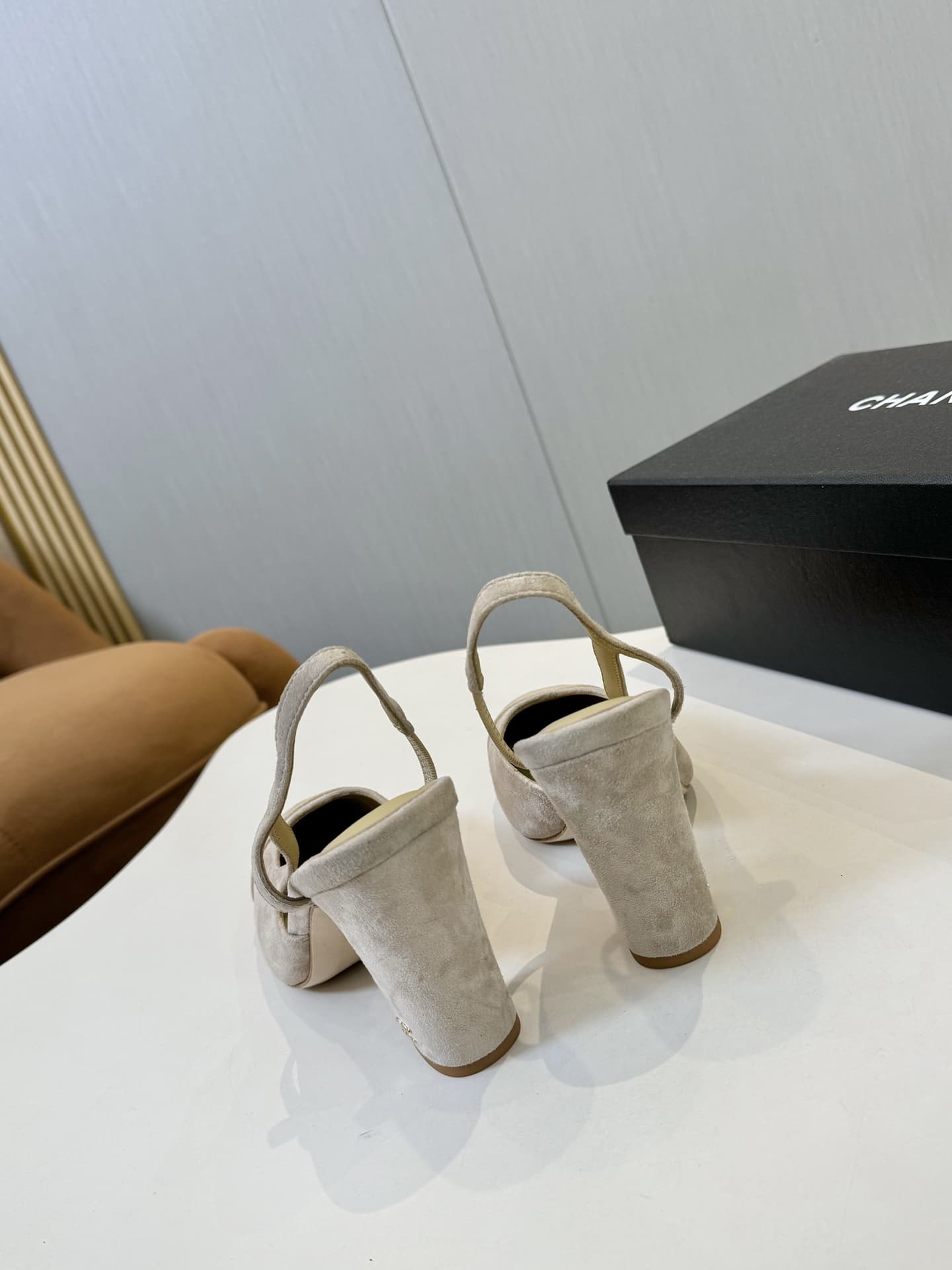 Chanel Slingback Pumps High Women
