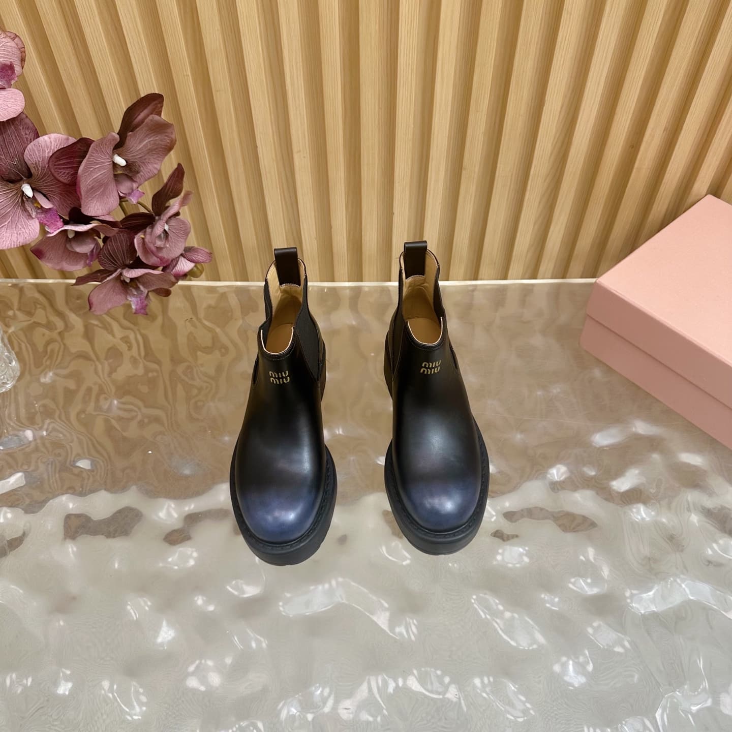 Miu Miu Ankle leather boots Shoes Women