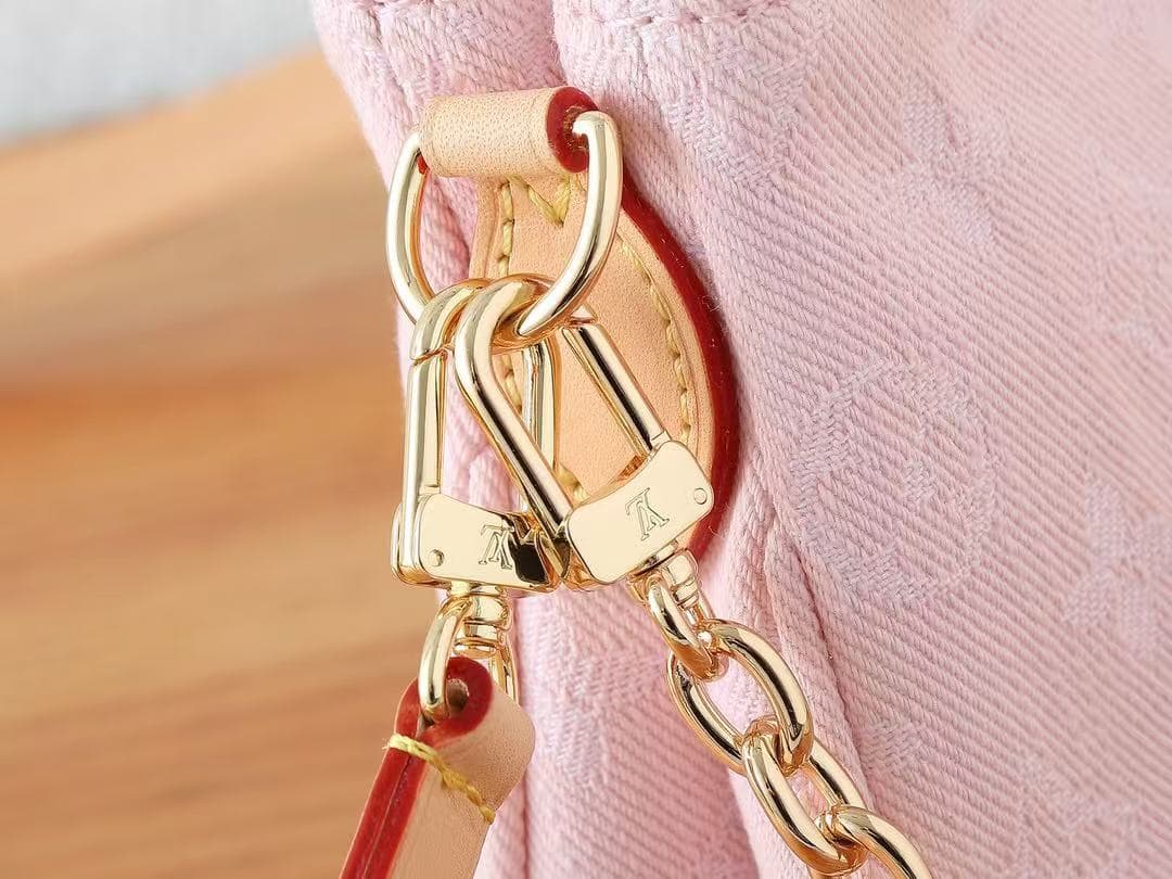 Louis Vuitton Pochette Liv Monogram Denim M14159 High