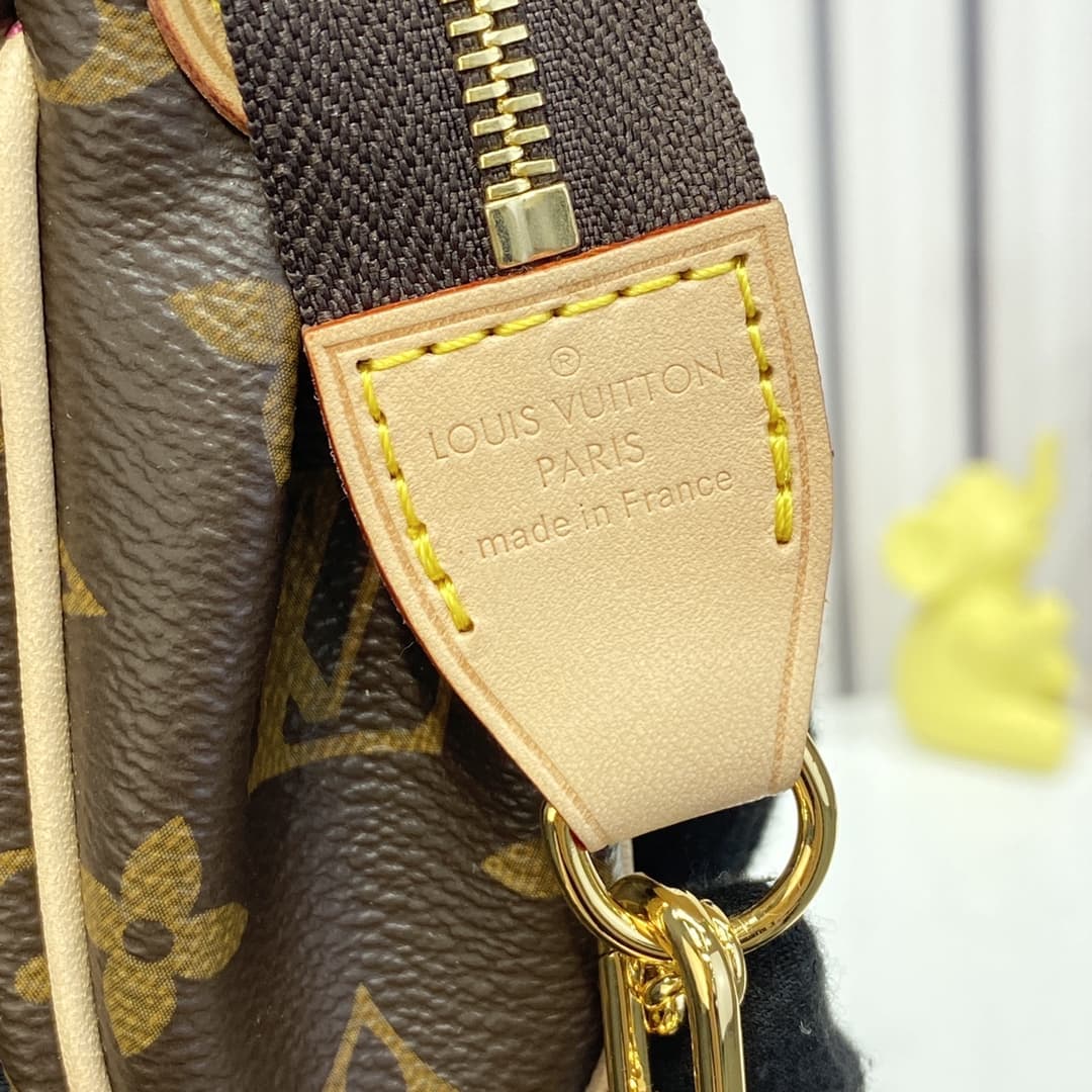 Louis Vuitton Eva Clutch Bag Damier Ebene M95567 High