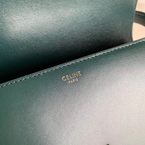 Celine Triomphe Medium Bag Calfskin Amazone High