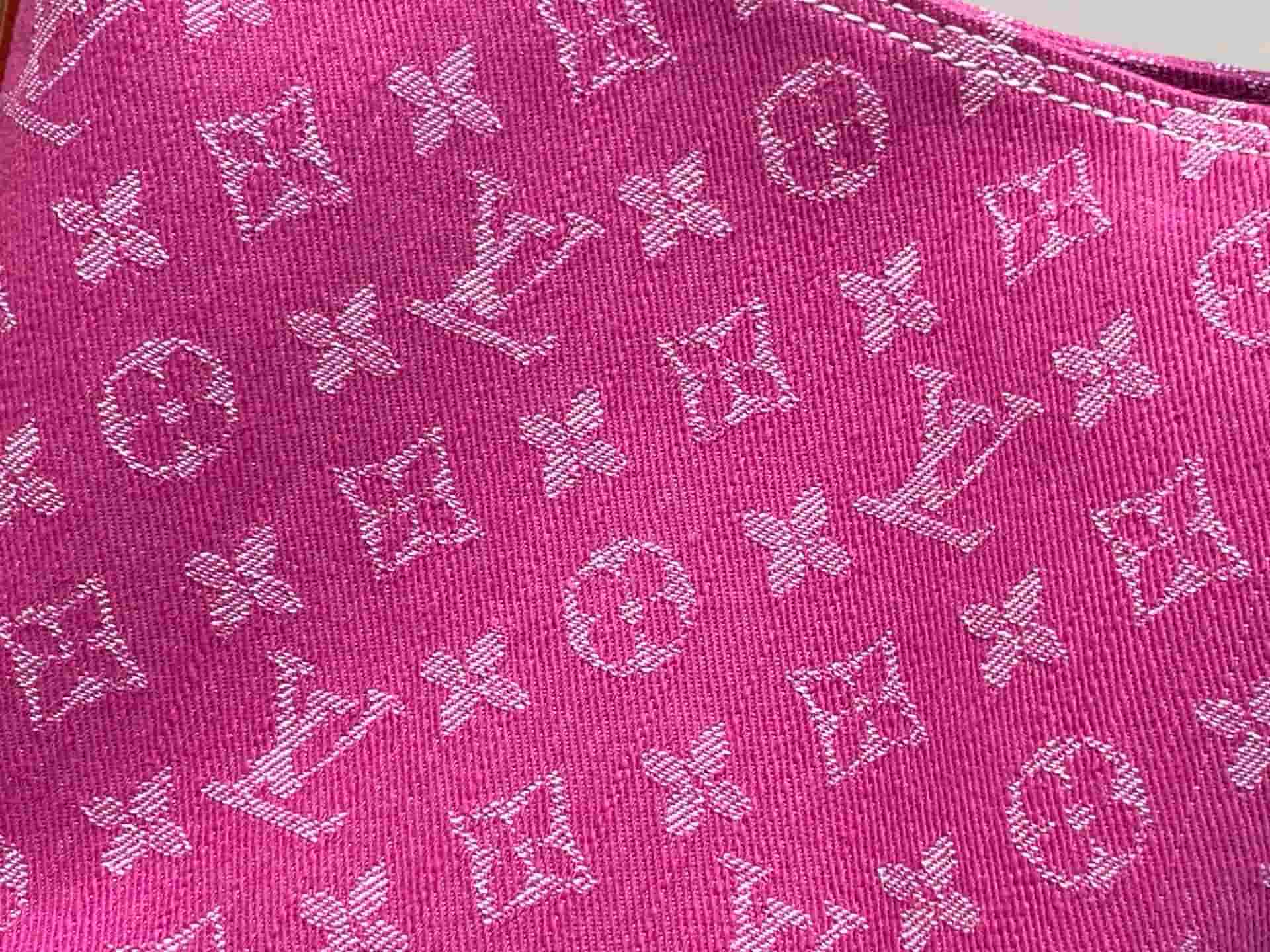 Louis Vuitton All In BB Monogram Fuchsia Denim M27626 High