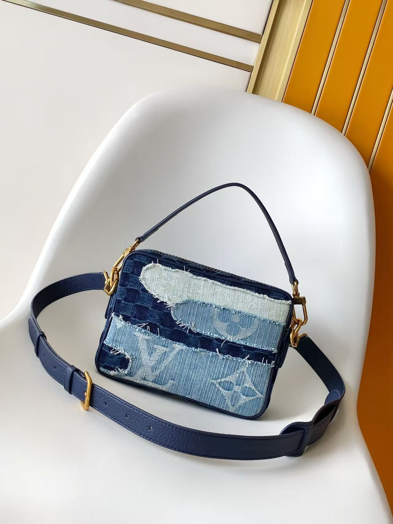 Louis Vuitton Nil Blue Denim M15296 High