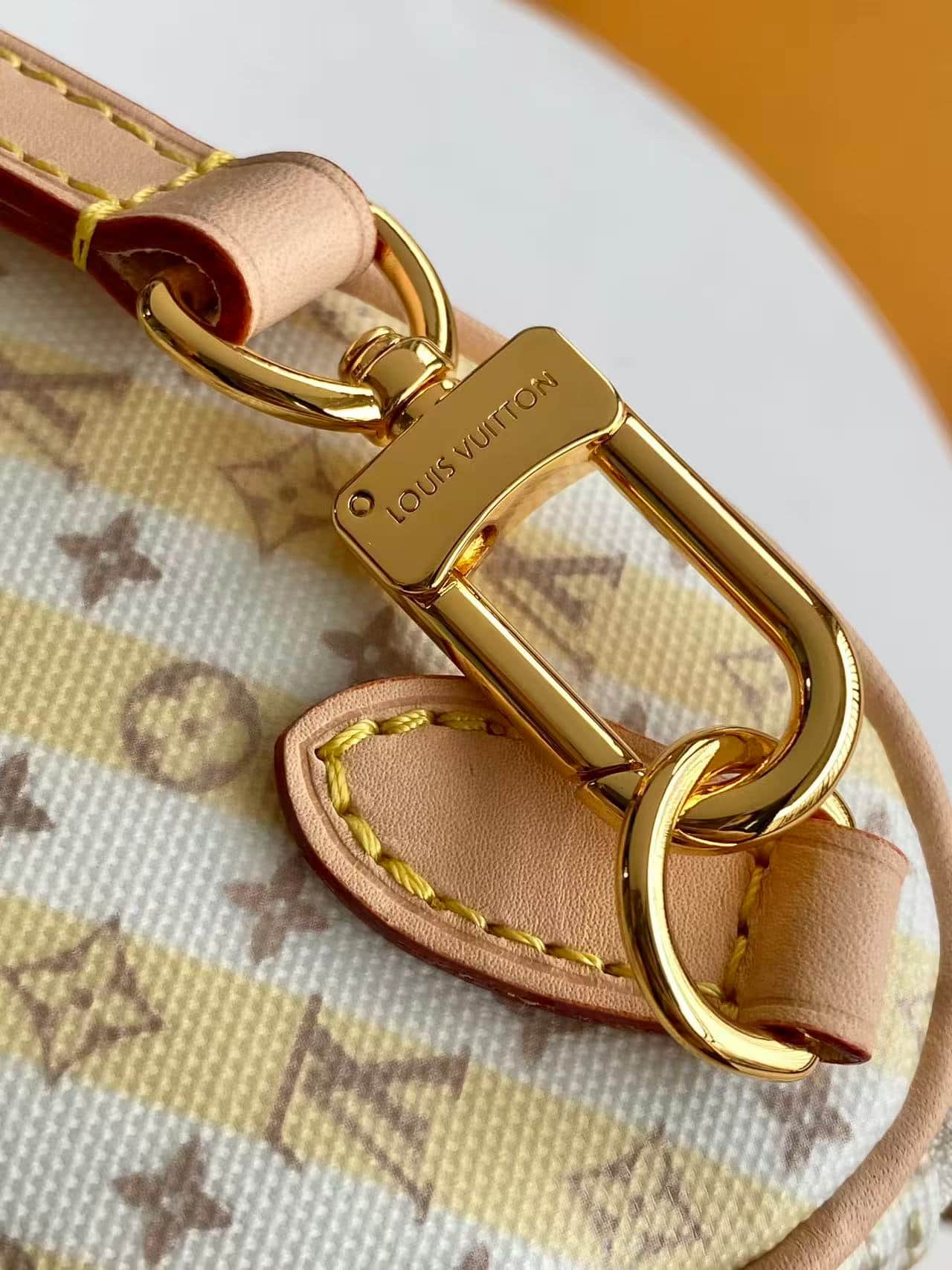 Louis Vuitton Nano Speedy LV Stamp Banana Coated canvas M29030 High
