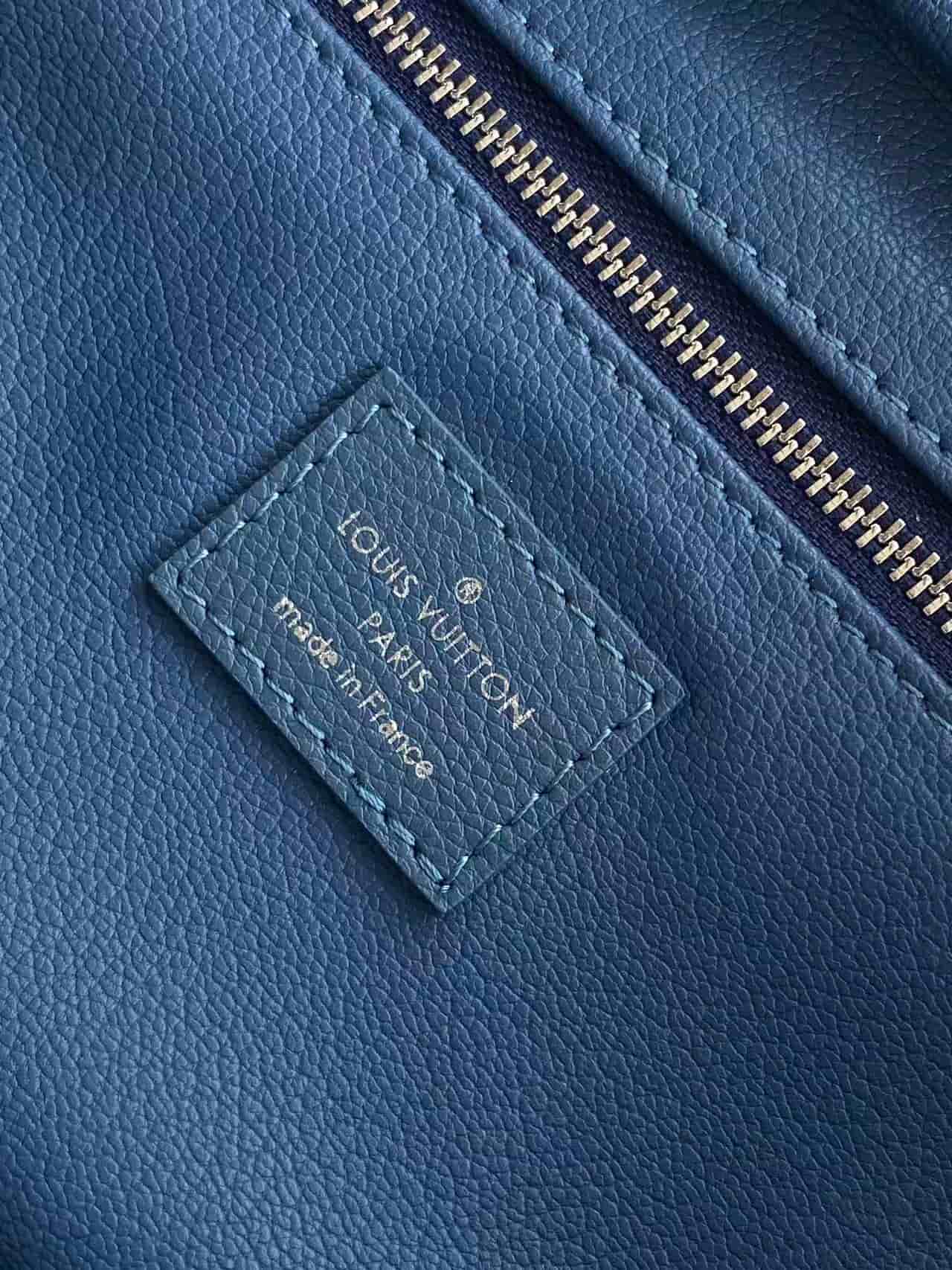 Louis Vuitton Dopp Kit Denim Blue Damoflage coated canvas M28847 High
