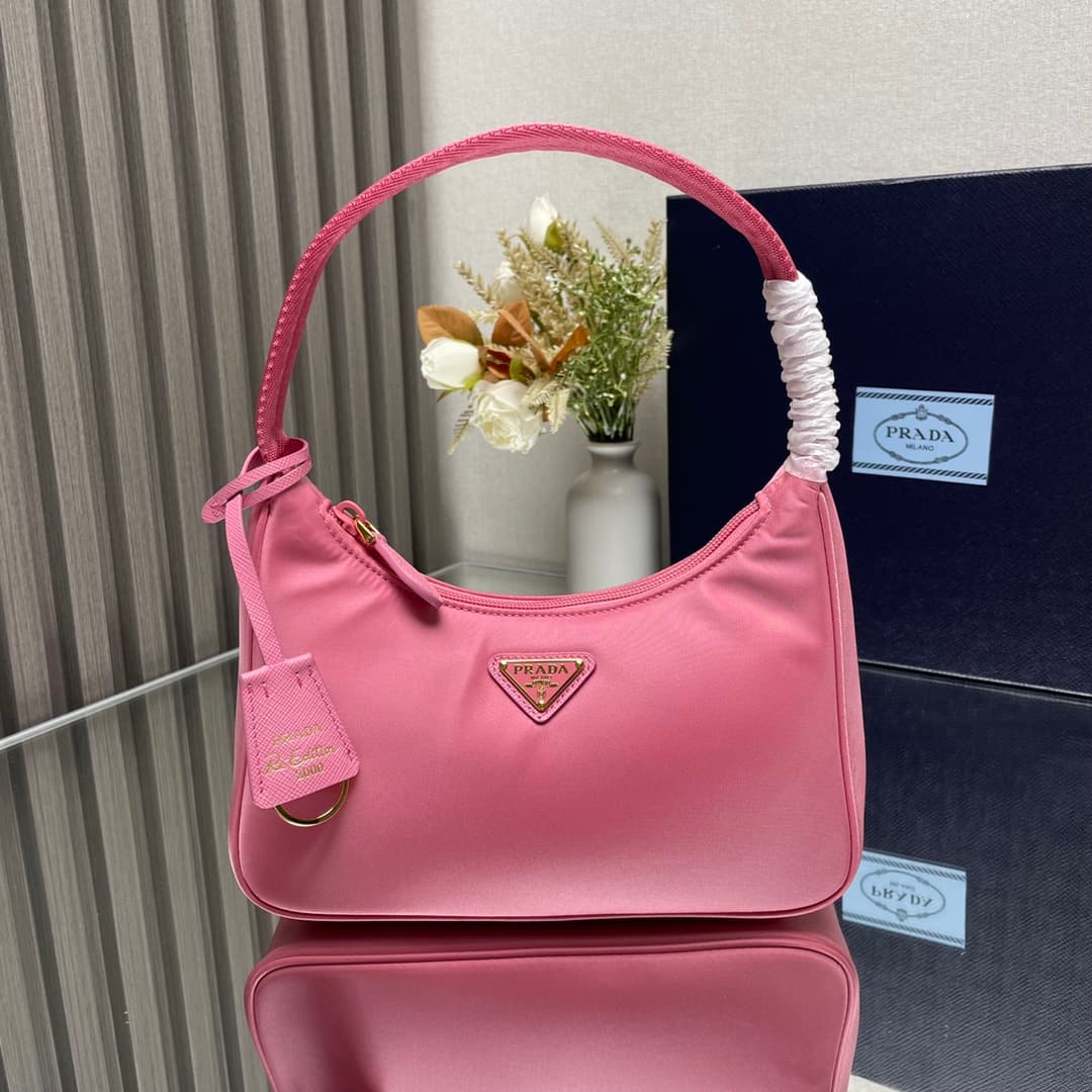 Prada Re-Nylon Re-Edition 2000 mini-bag Pink Recycled Polyamide 1NE515 High