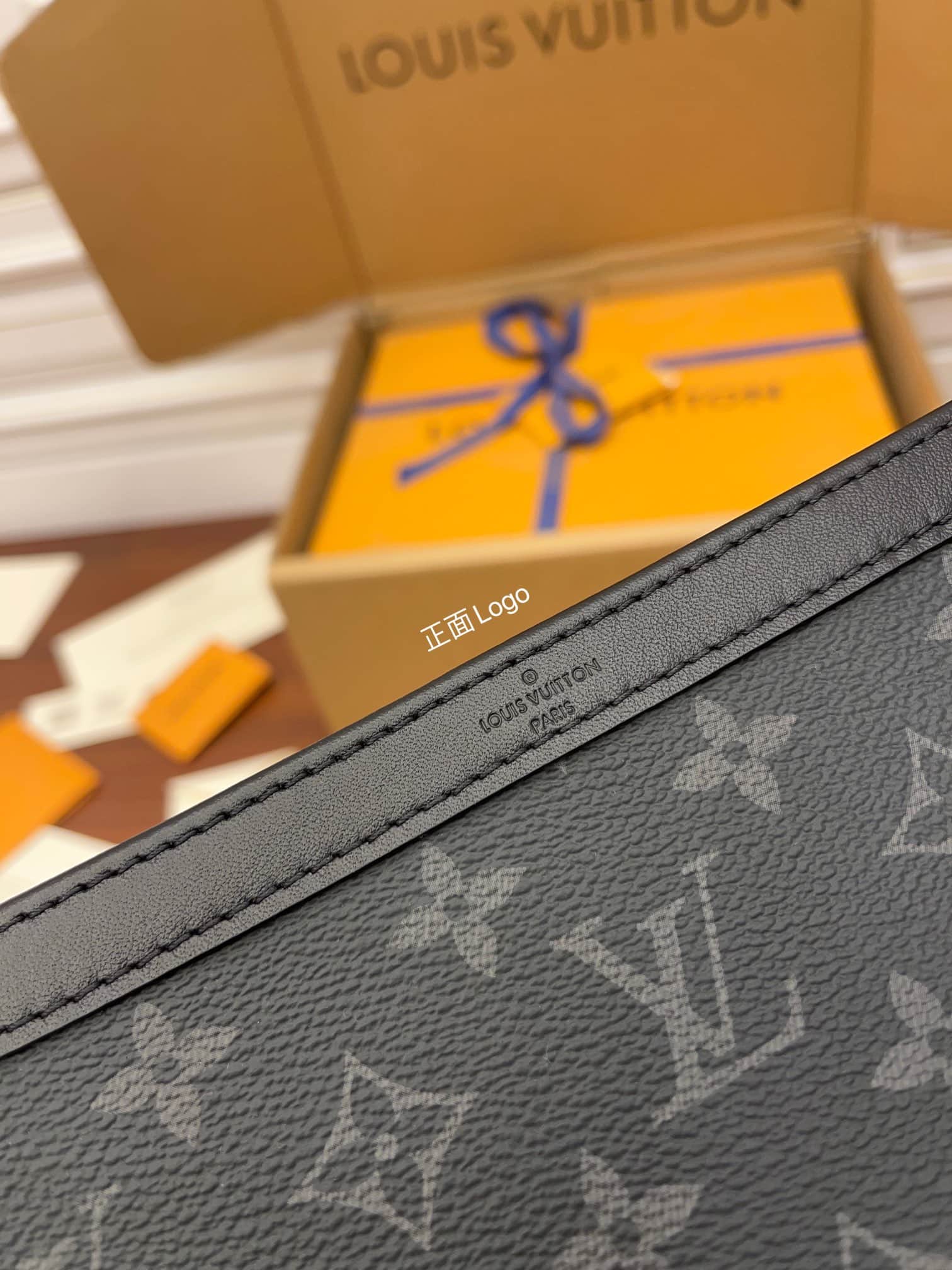 Louis Vuitton Gaston Wearable Wallet Monogram Eclipse Reverse coated canvas M81124 TOP