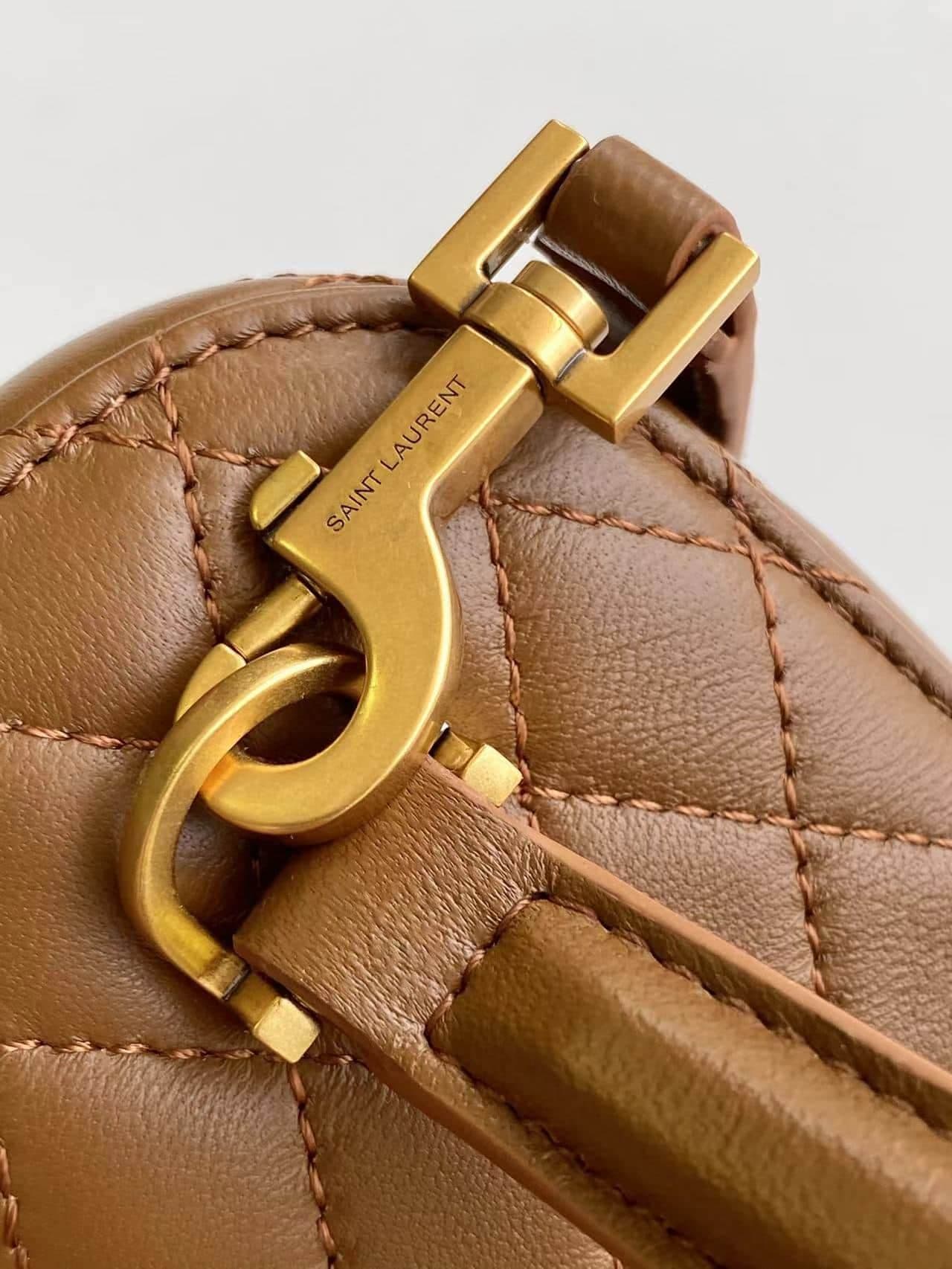 GABY VANITY BAG LAMBSKIN Camel High