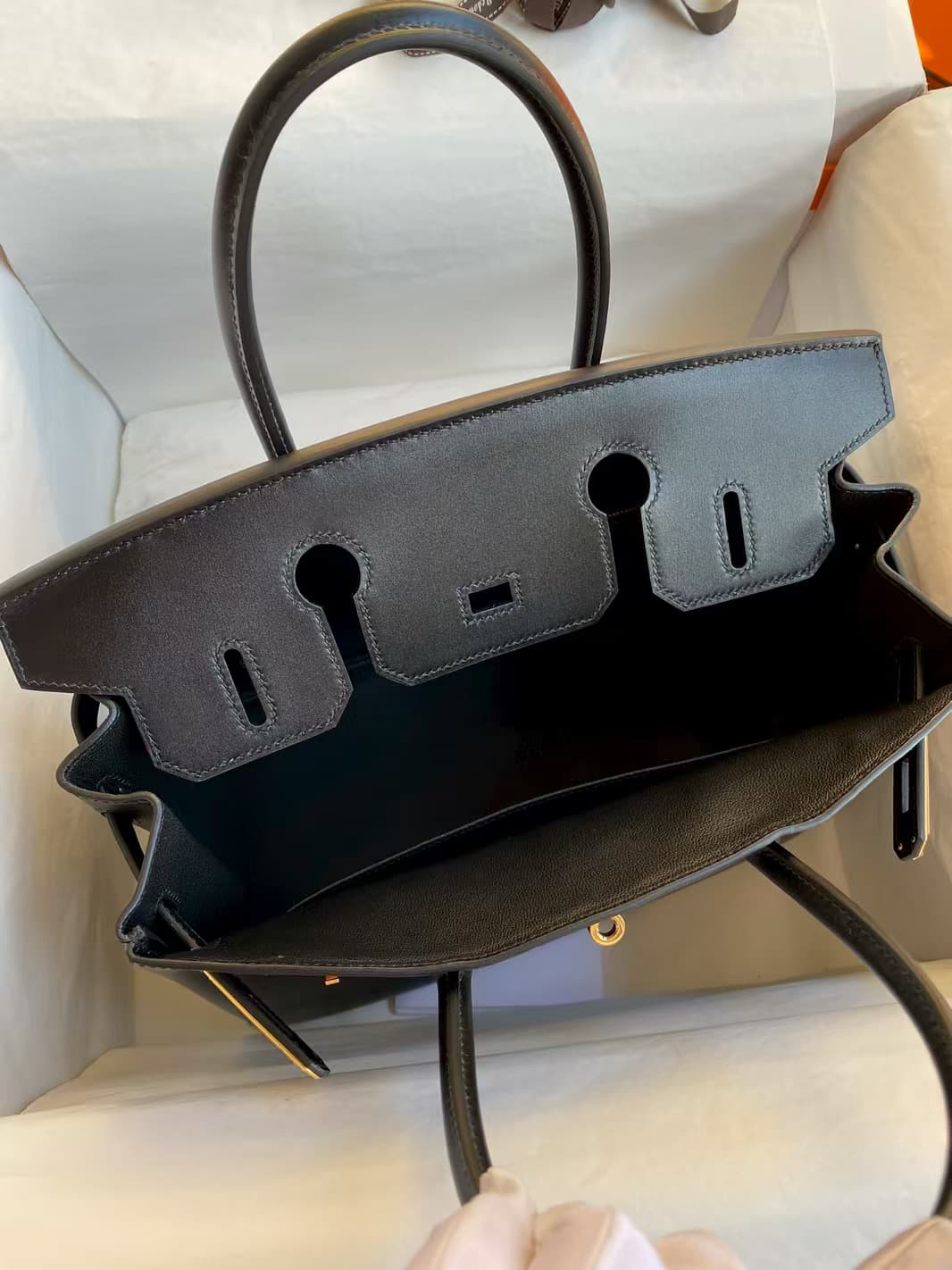 Hermes Birkin 25/30/35cm Bag Box Leather WAX High Customizing Style