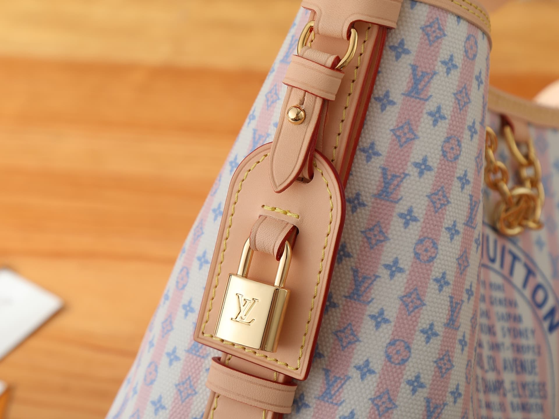 Louis Vuitton All In BB Blue Coated canvas M29115 High