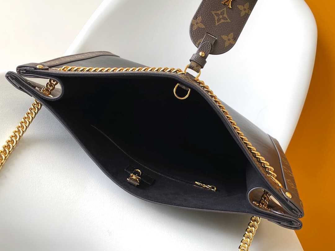 Louis Vuitton Nova MM Black Calfskin leather M13137 High
