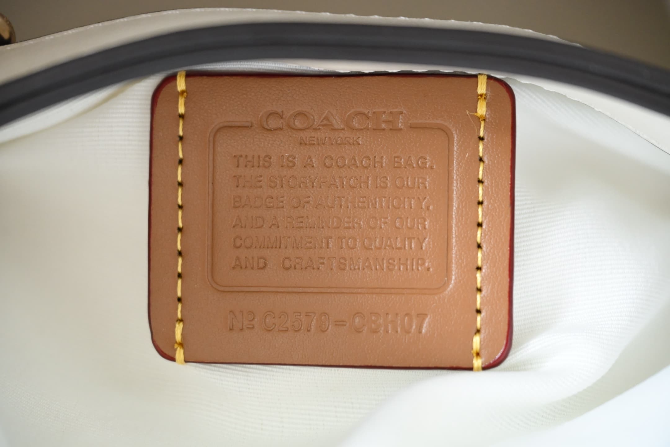 COACH Rowan Bucket Bag In White Signature Canvas High
