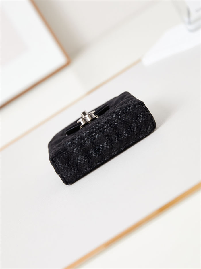 Chanel CLUTCH WITH CHAIN AP3435 Printed Denim High