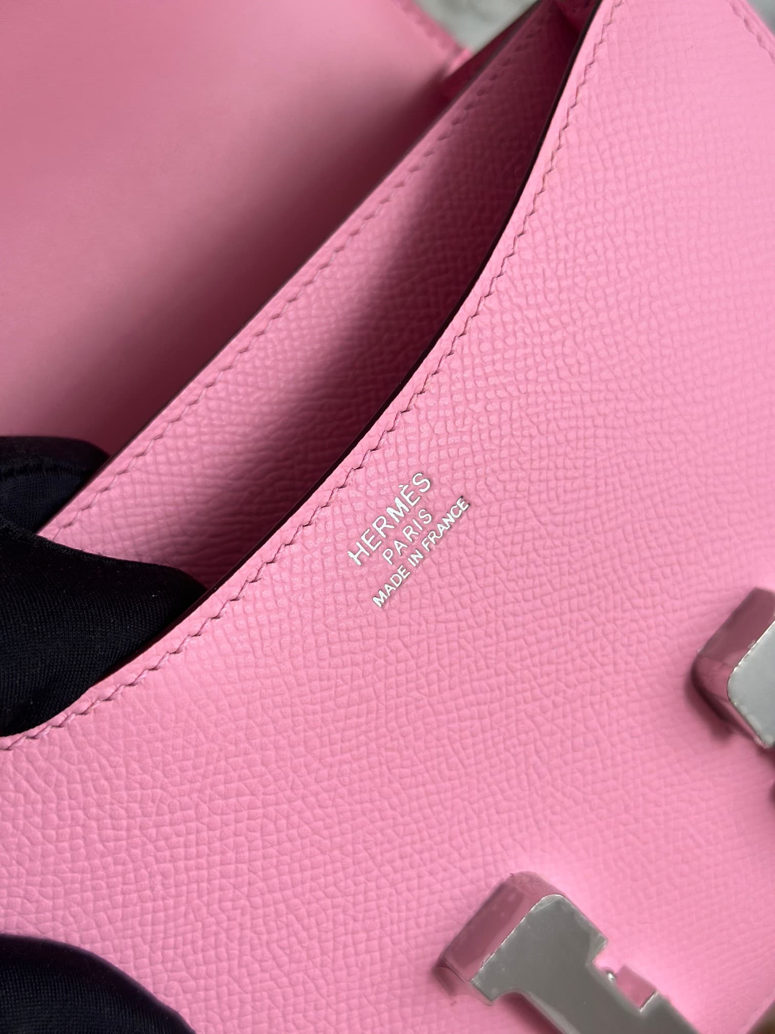 Hermes Mini Constance 18cm Epsom Bag WAX Mauve Sylvestre High