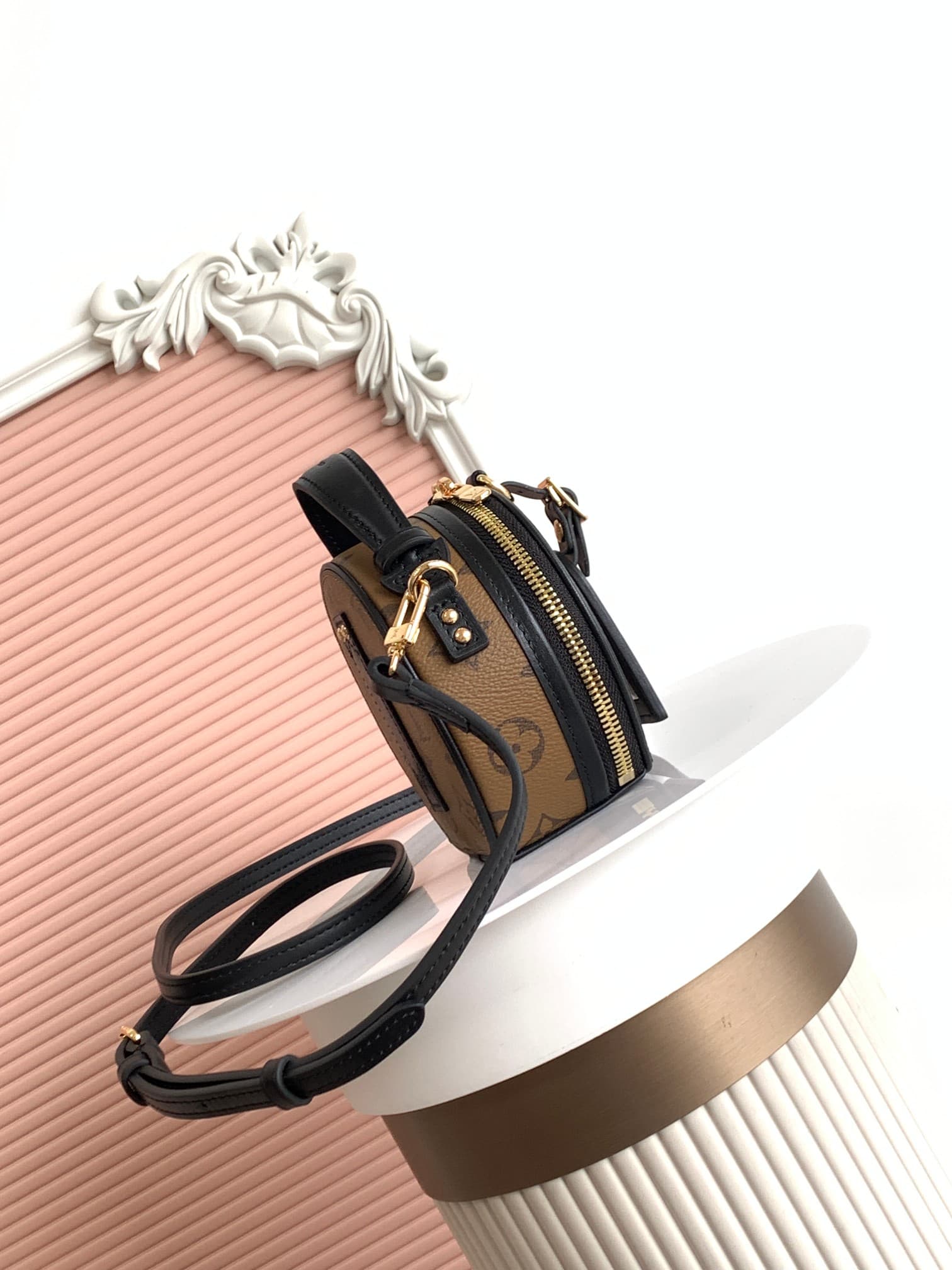 Louis Vuitton Mini Boite Chapeau Monogram Reverse coated canvas M68276 High