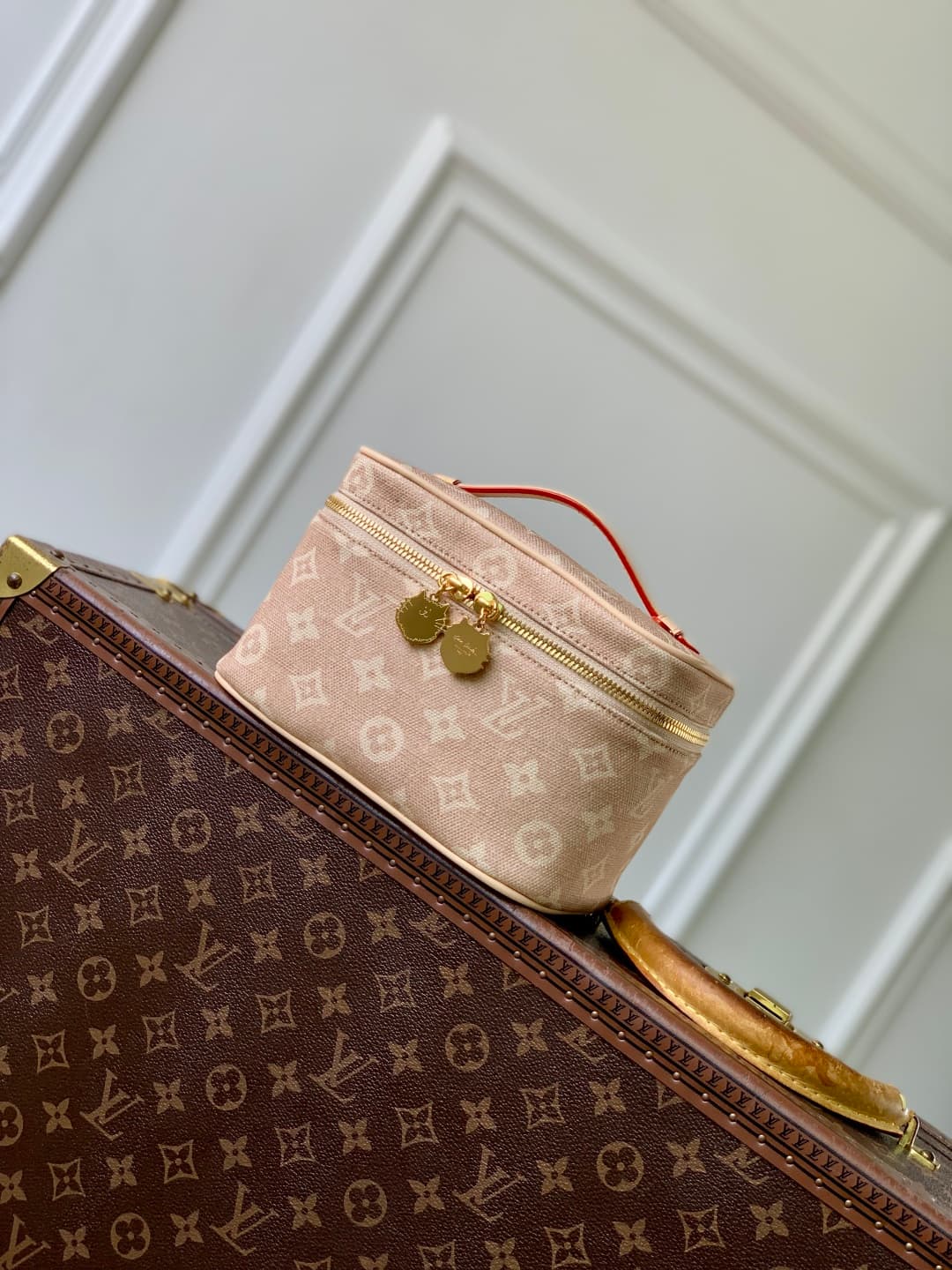 Louis Vuitton x Grace Coddington Nice Mini Meowgram coated canvas M15170 high