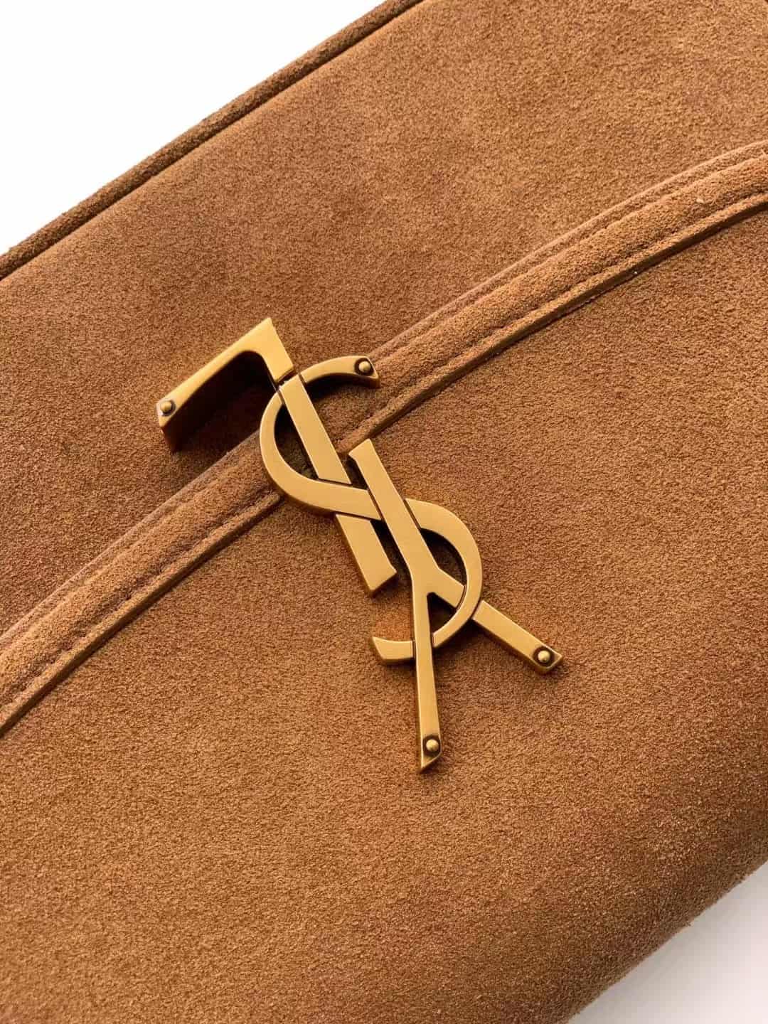 SAINT LAURENT SOLFERINO SMALL IN SUEDE High