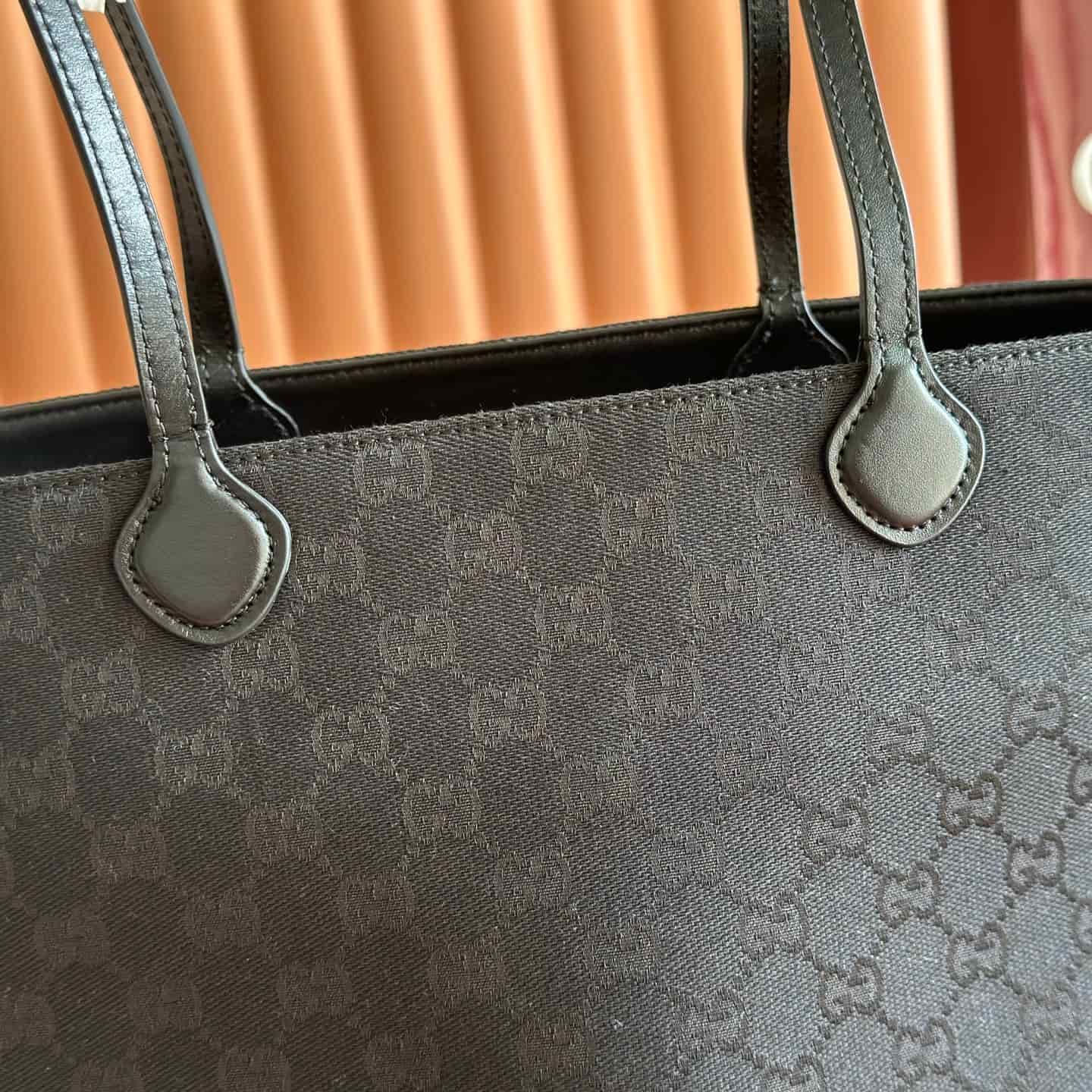 Gucci NY large tote bag Grey and black GG canvas ‎A00B4R High