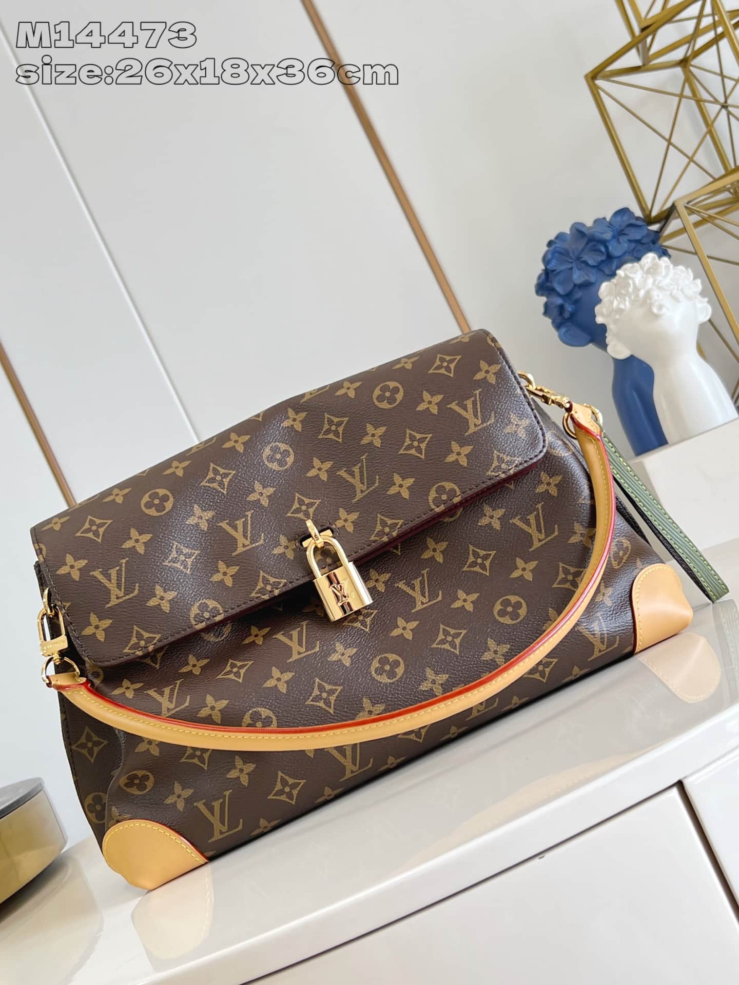 Louis Vuitton Hide Away MM Monogram Coated canvas M14473 High