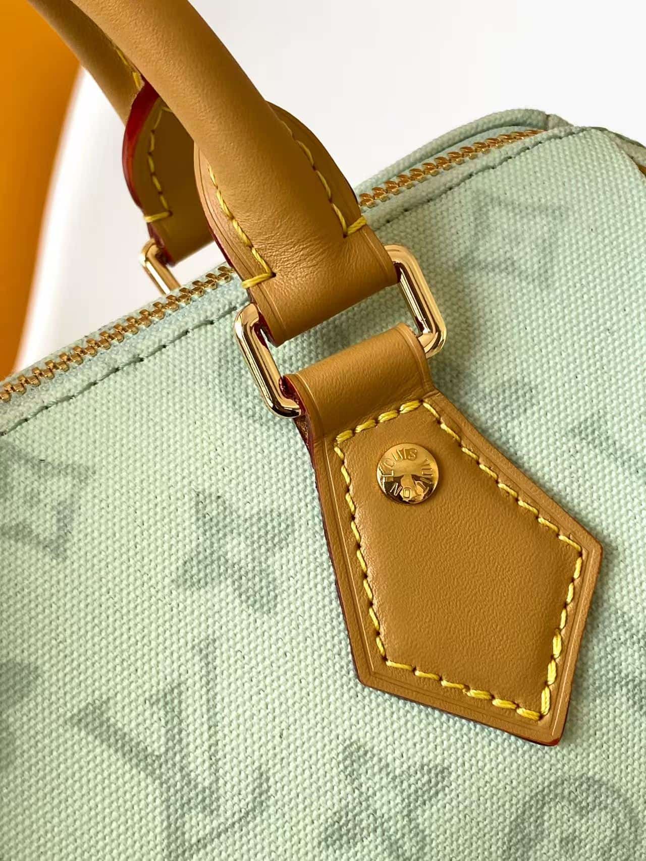 Louis Vuitton Speedy Bandoulière 20 Green Asnières Monogram Coated canvas M27530 High