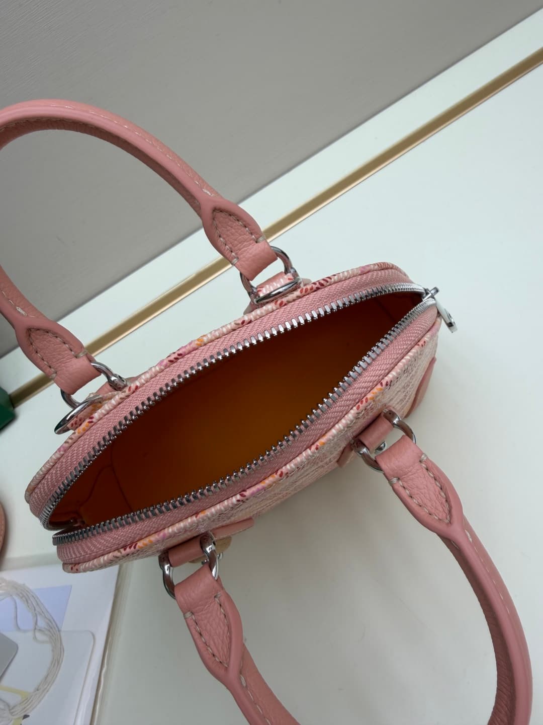 Goyard Vendôme Nano bag in Goyardine coated canvas Pink  High