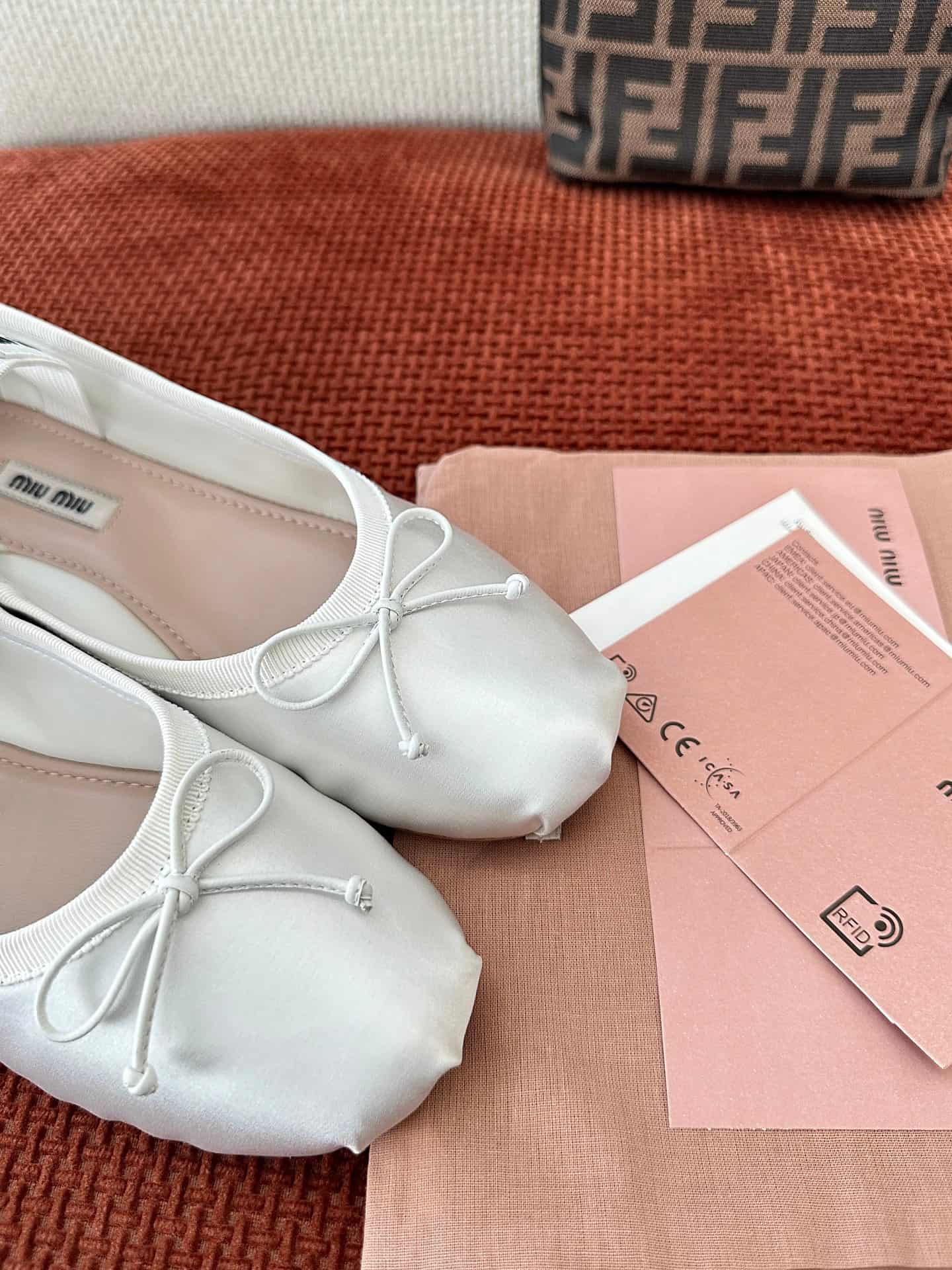 Miu Miu Ballet Flat Shoes Women