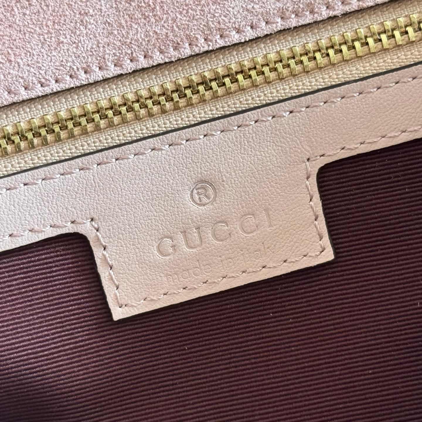 Gucci GG Marmont Shoulder Bag Pink / Crystal 837267 High