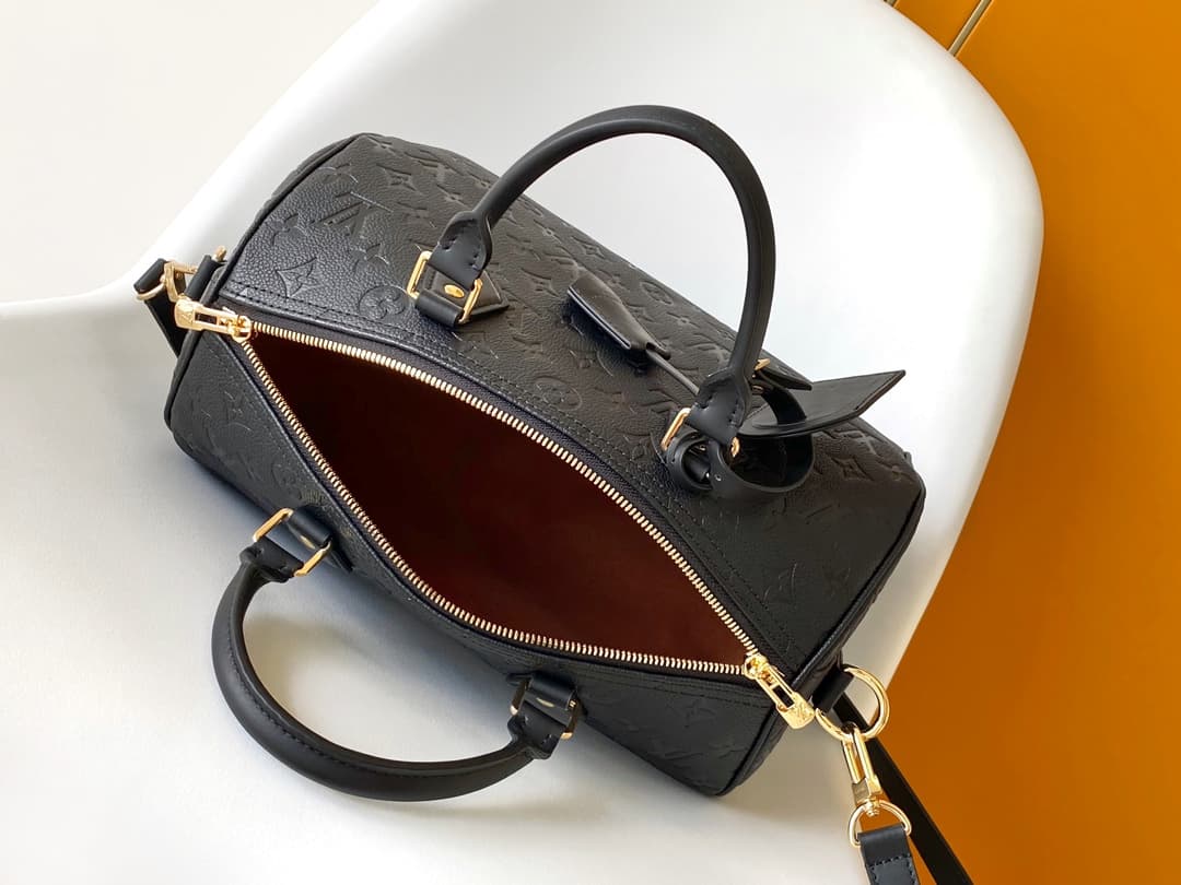 Louis Vuitton Speedy Soft 30 Monogram Empreinte Leather M47186 High