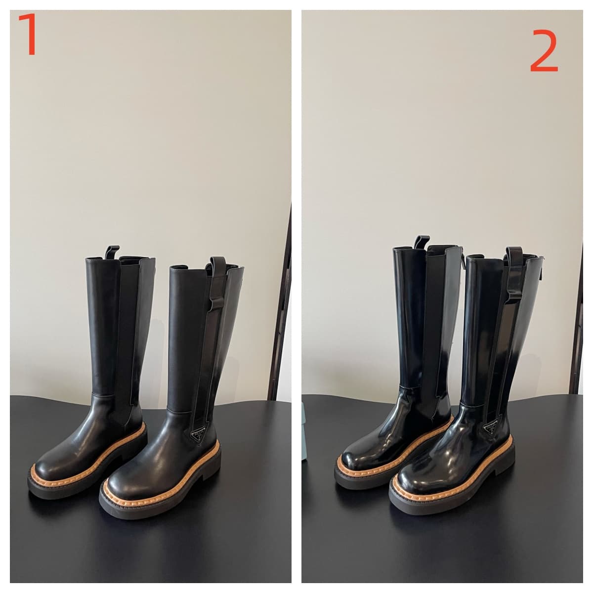 Prada Leather Boots Shoes Women