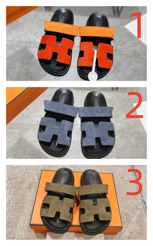 Hermès Chypre braided suede sandals Women Men