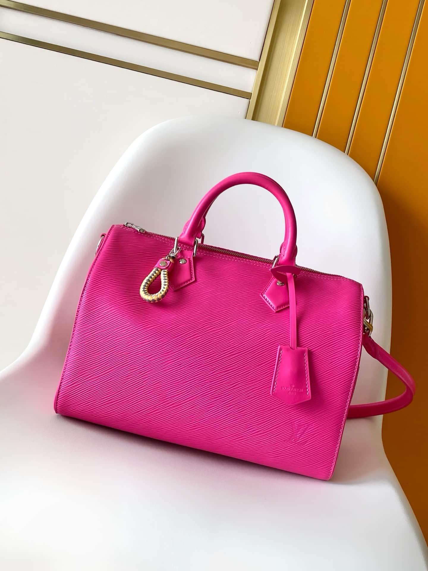 Louis Vuitton Speedy Soft 30 Rose Miami Cowhide leather M29466 High