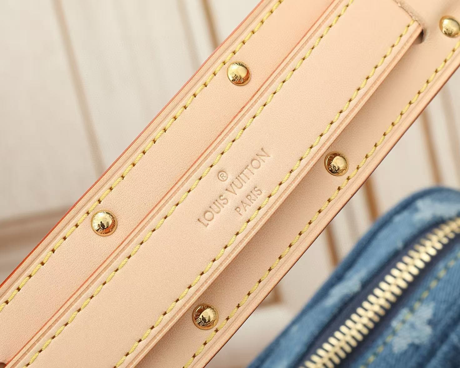 Louis Vuitton Croissant MM Monogram Denim M46856 High